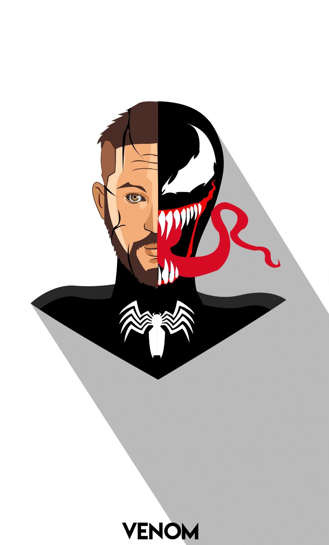Download Tom Hardy, Venom, Super Villain, Art Wallpaper