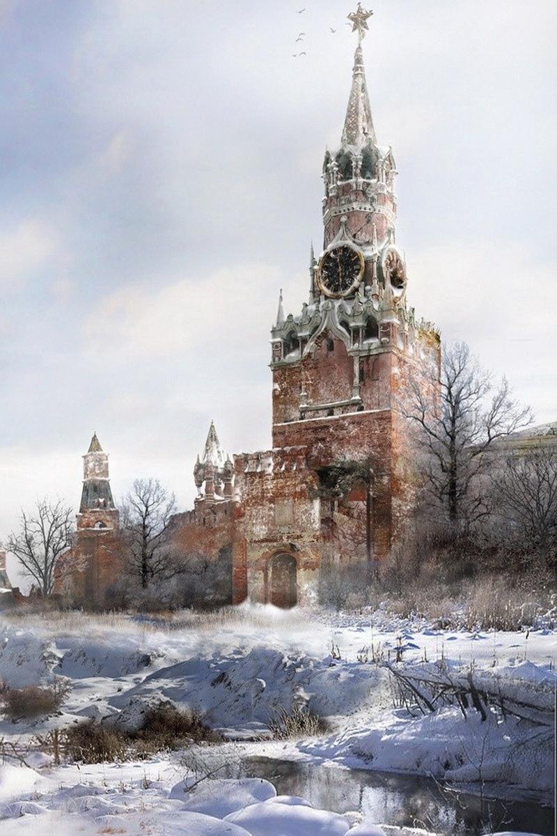 Download wallpaper 800x1200 metro moscow, winter, cold
