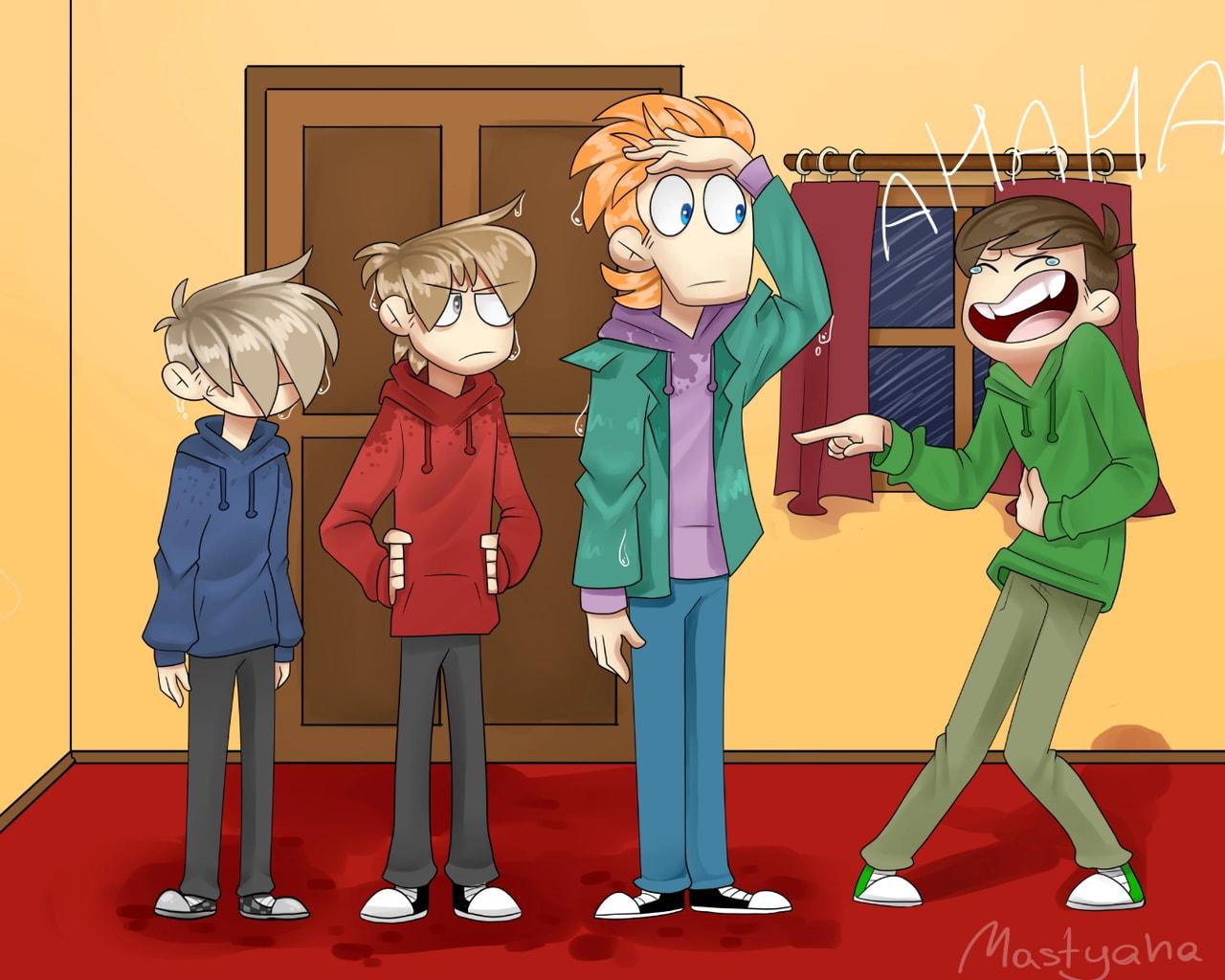 Download Matt Of Eddsworld Wears Green Hoody Wallpaper