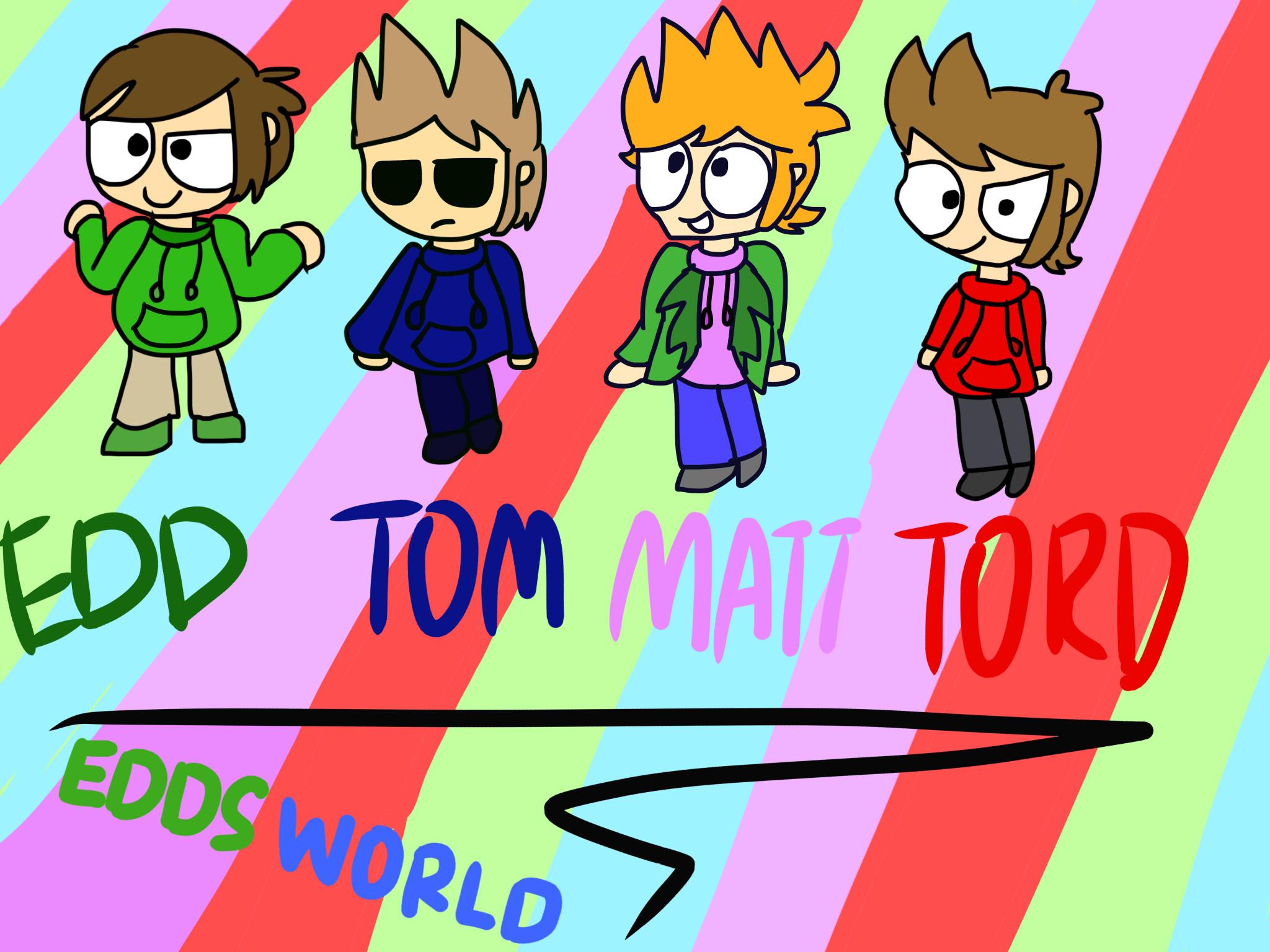 Eddsworld - Eddsworld Tom Tord Edd And Matt, HD Png Download