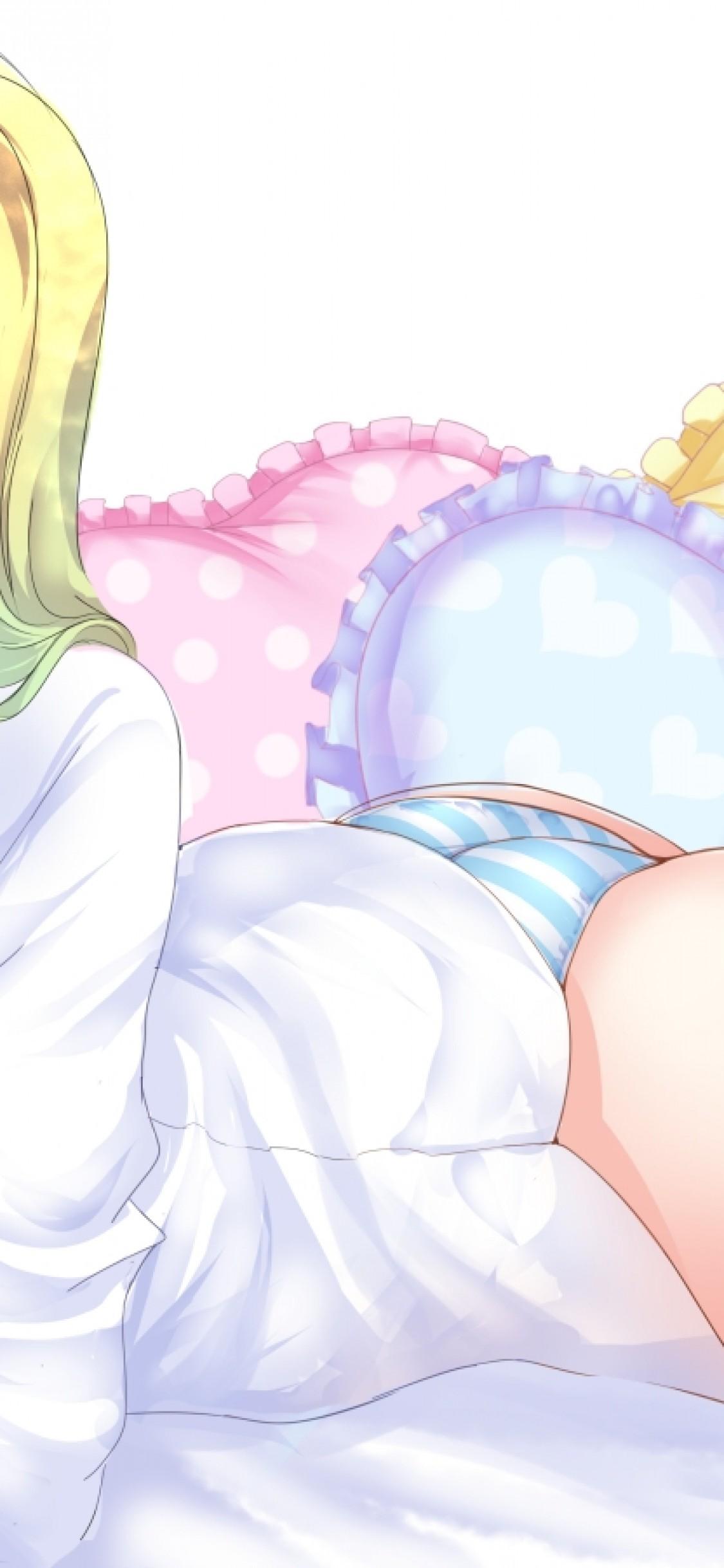 Download 1125x2436 Ayase Eri, Umaru Chan, Blonde, Love Live