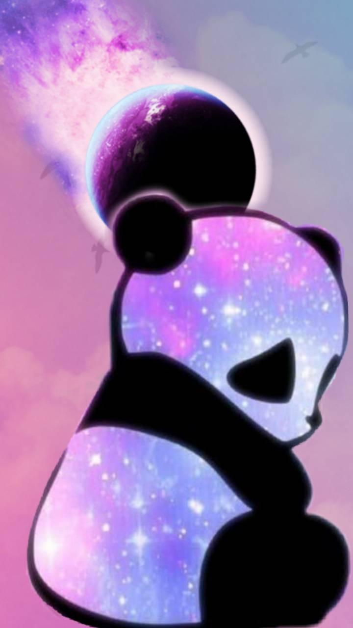 Galaxy Panda Wallpaper