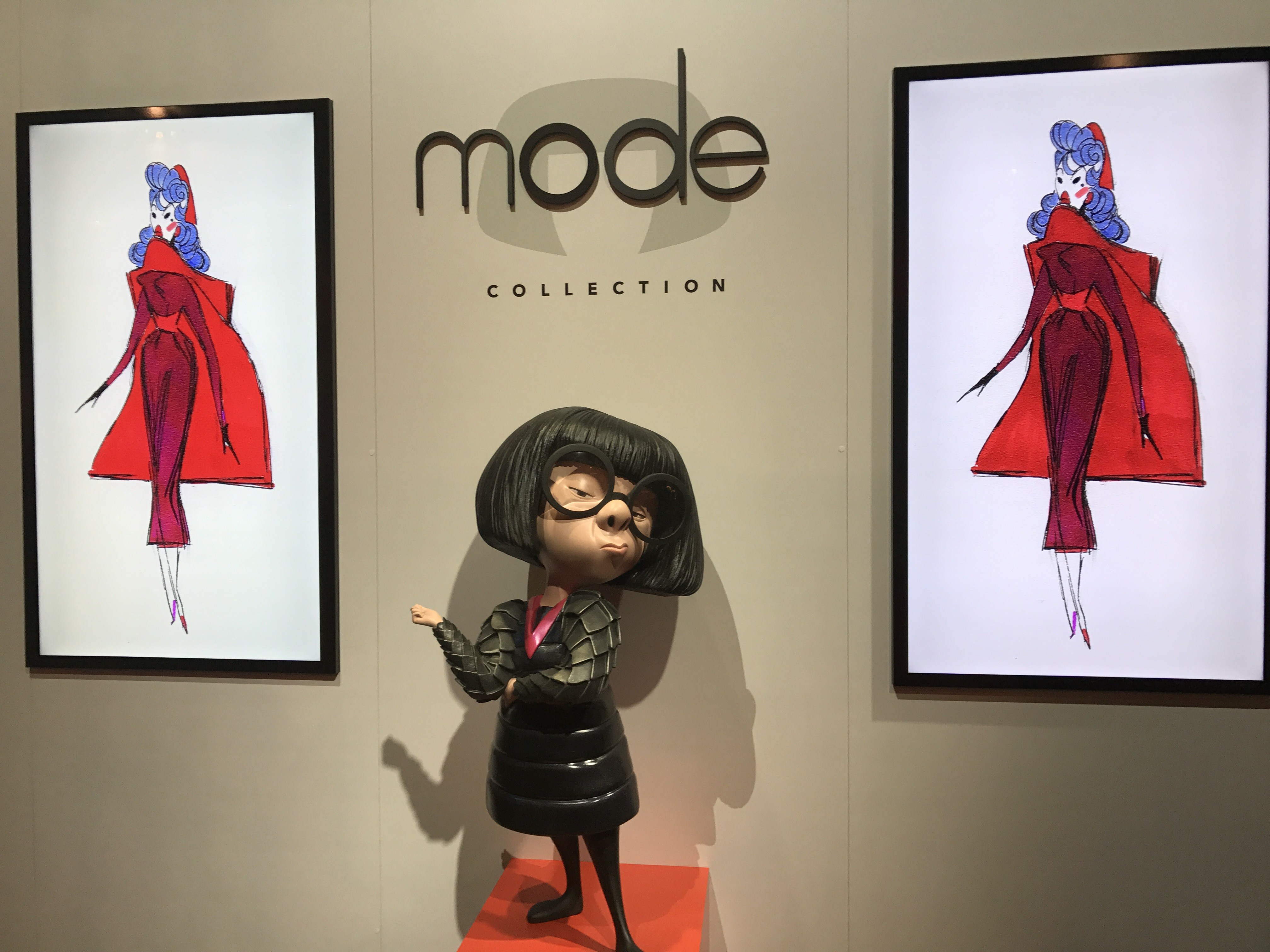 The Sketches of Incredibles fashion designer Edna E. Mode