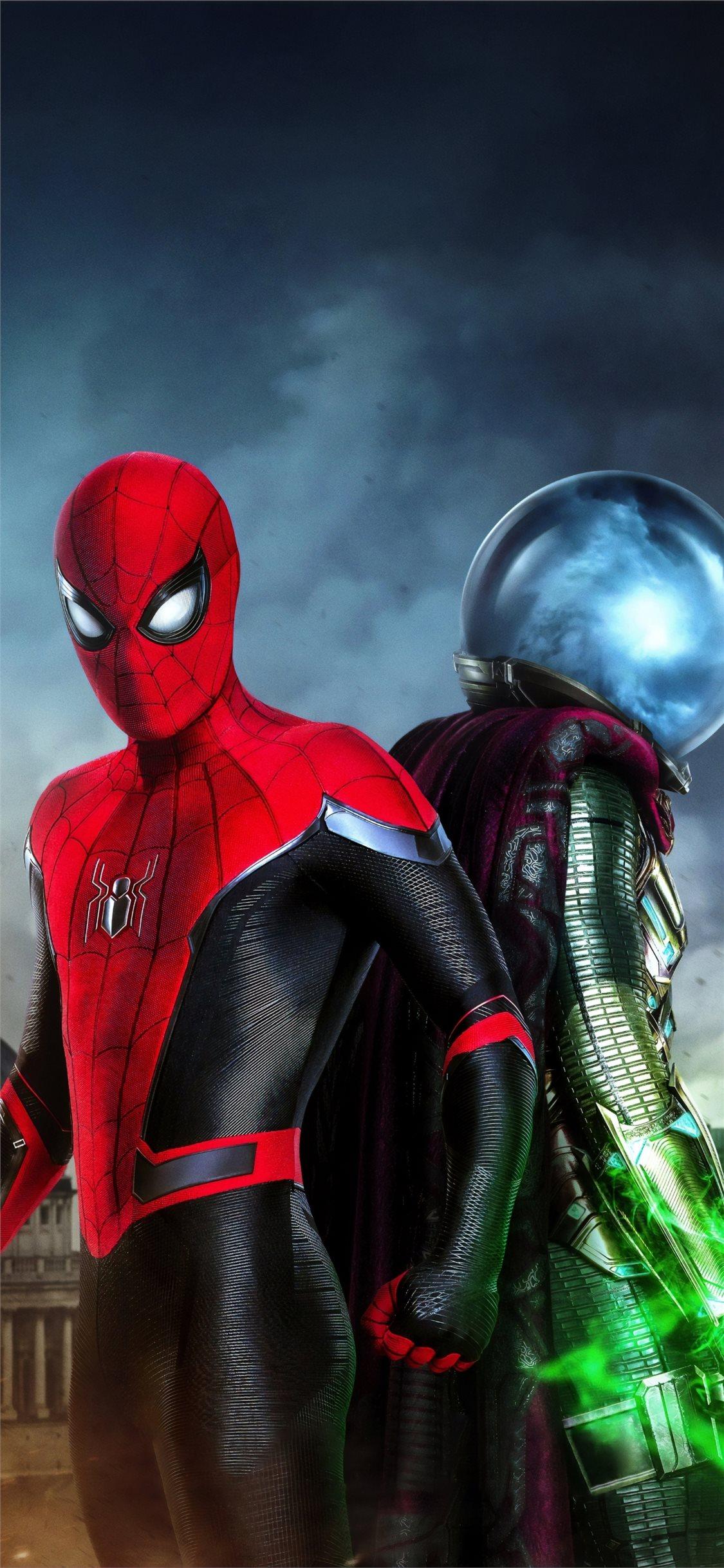 spiderman far from home movie 4k iPhone 11 Wallpaper Free Download