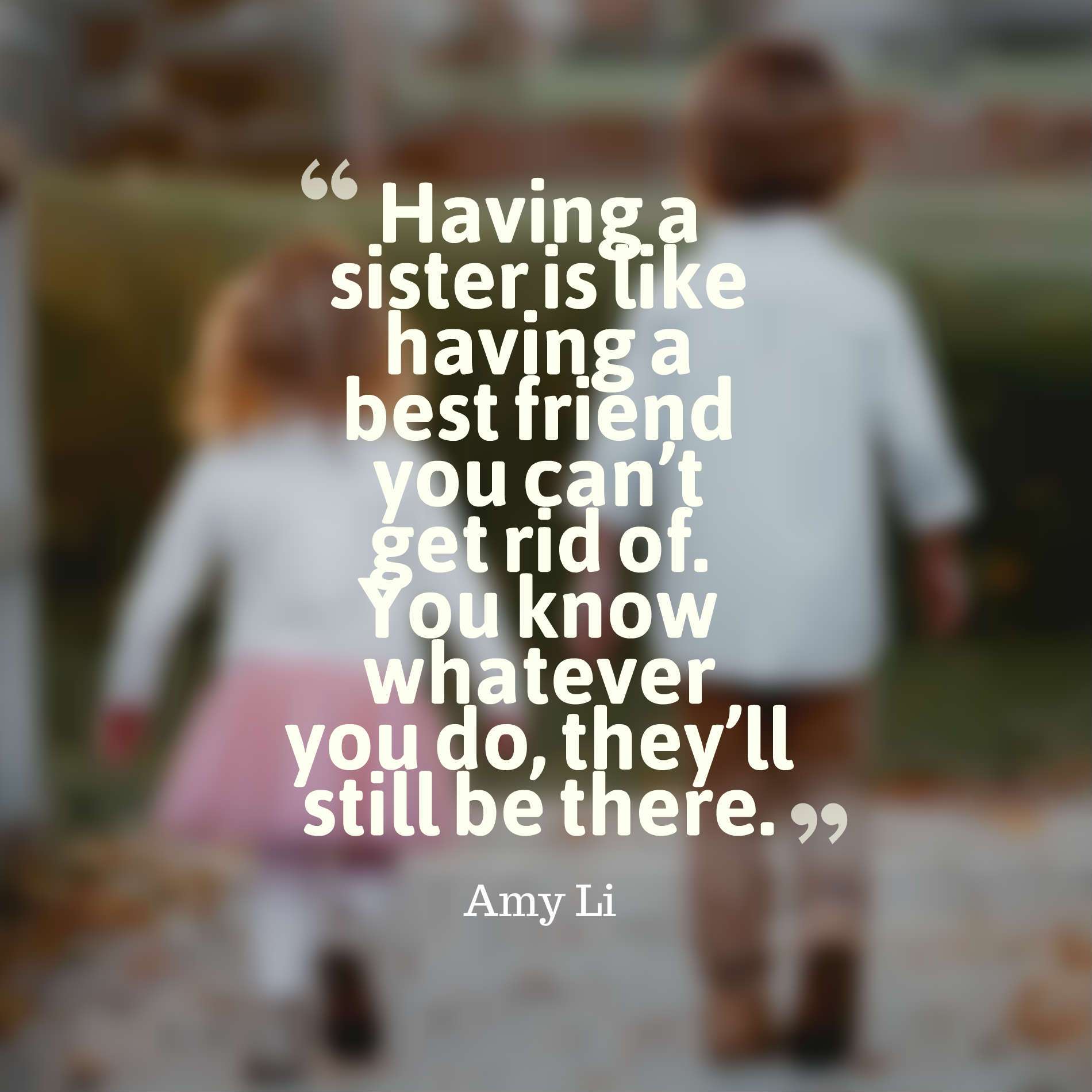 Cute Brother And Sister Quotes With Image