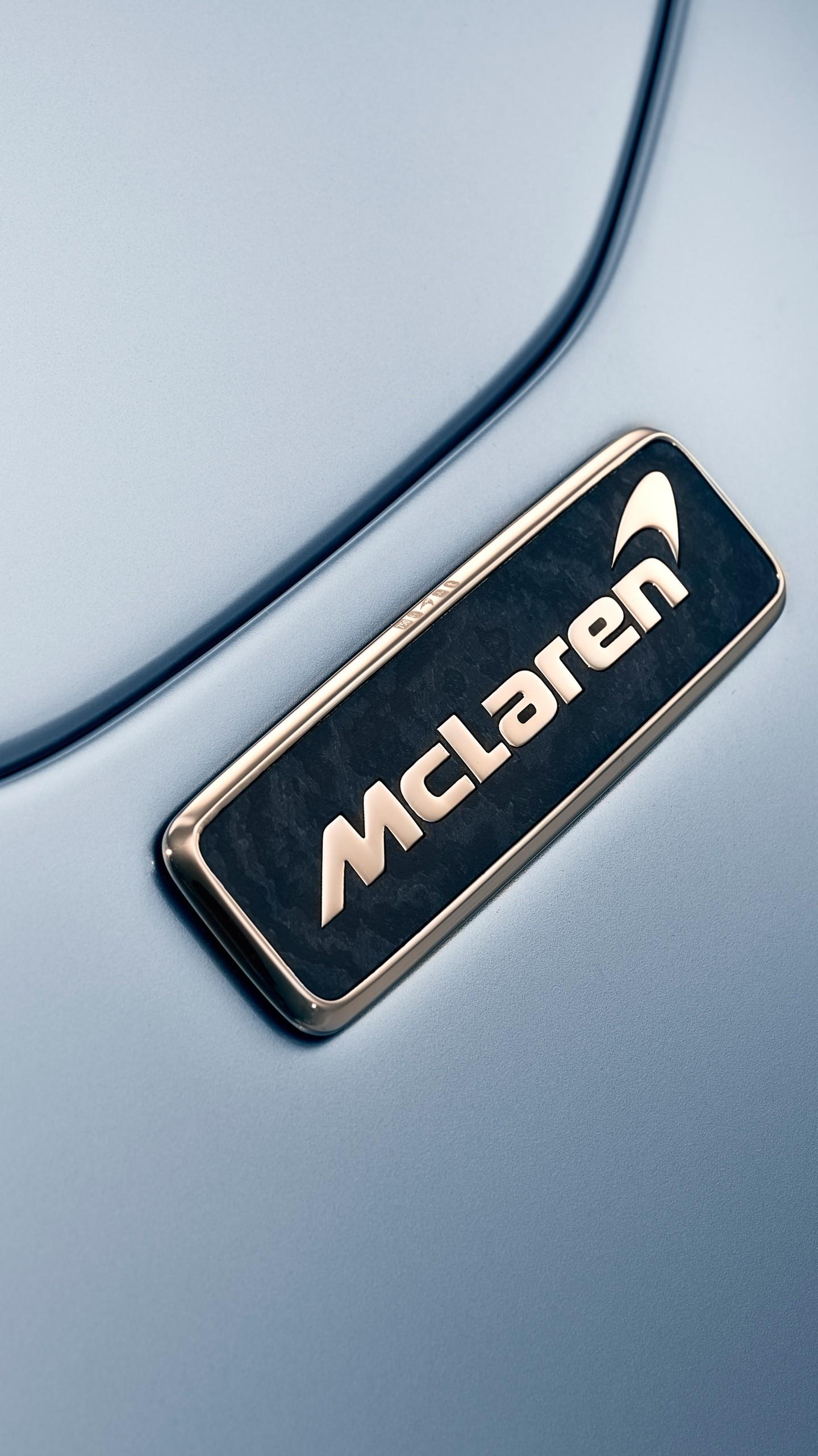 McLaren Speedtail Logo 4K Wallpaper