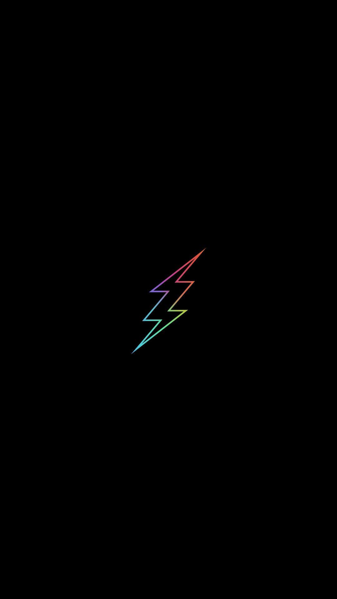 Minimal, flash, colorful, logo, minimal Wallpaper in 2019