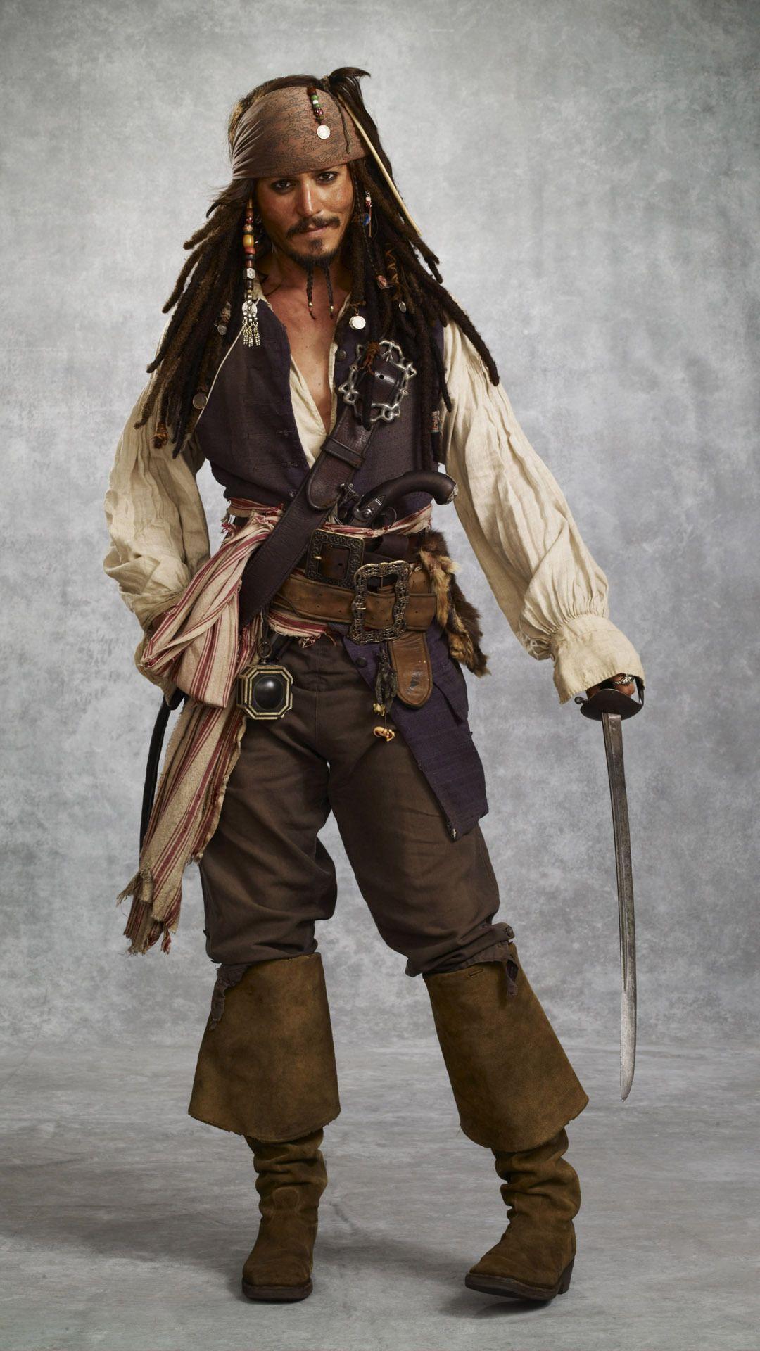Captain Jack Sparrow Movie mobile wallpaper download. =MY
