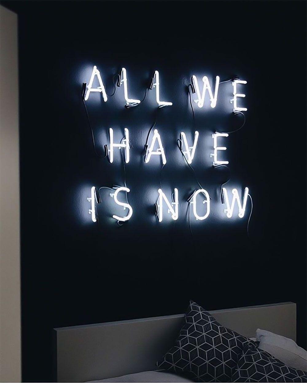 Amazing Neon Light Quote Mesmerizing Up Sign Let Love Be.