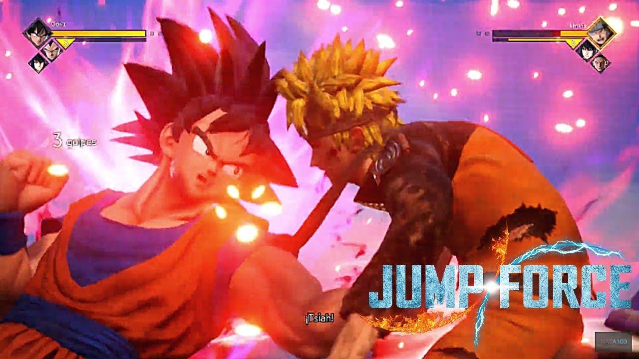 NATA100 Goku & Vegeta VS Naruto & Sasuke / Jump Force