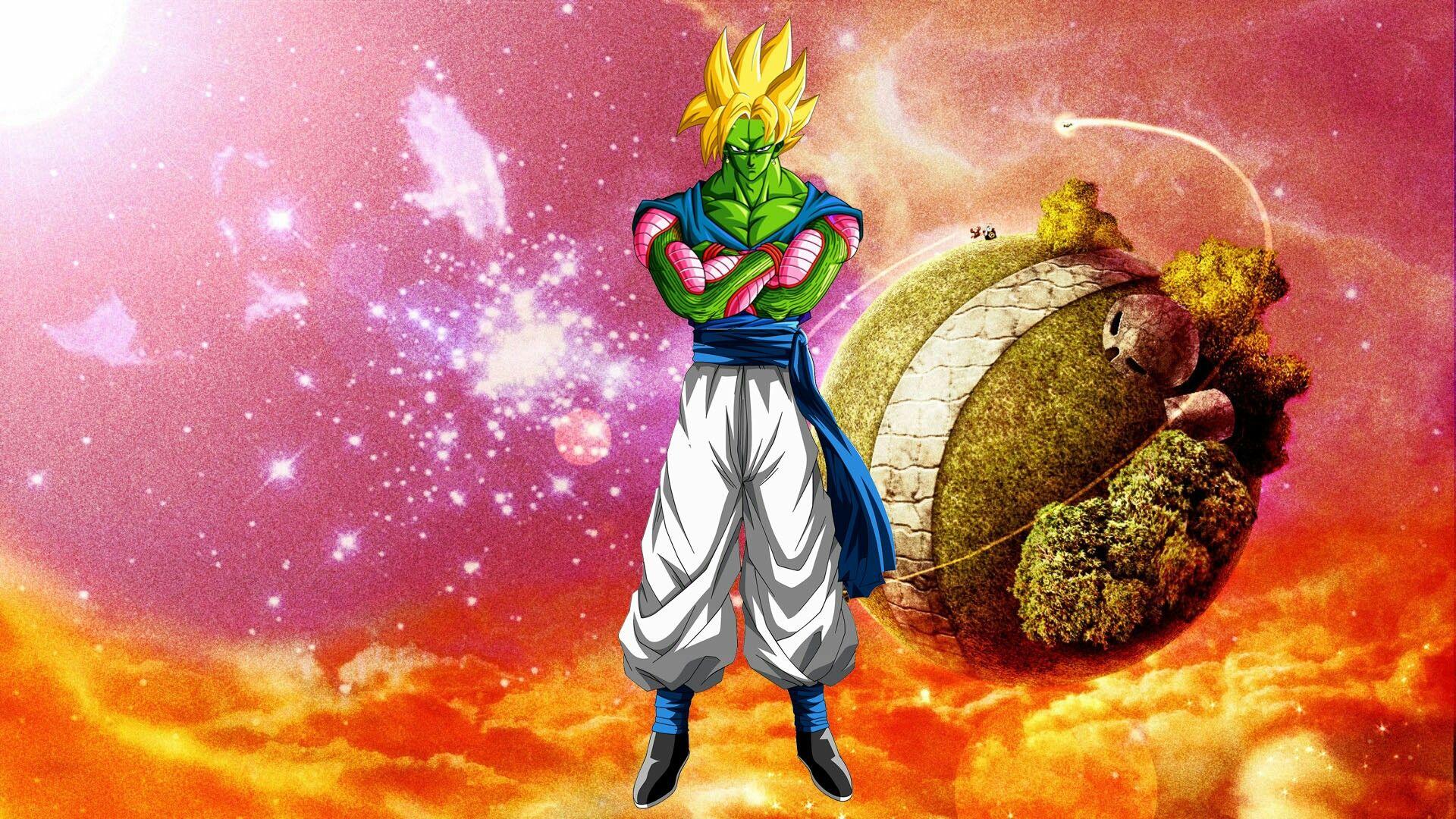 Goku Piccolo fusion. Dragon ball wallpaper, Dragon ball art