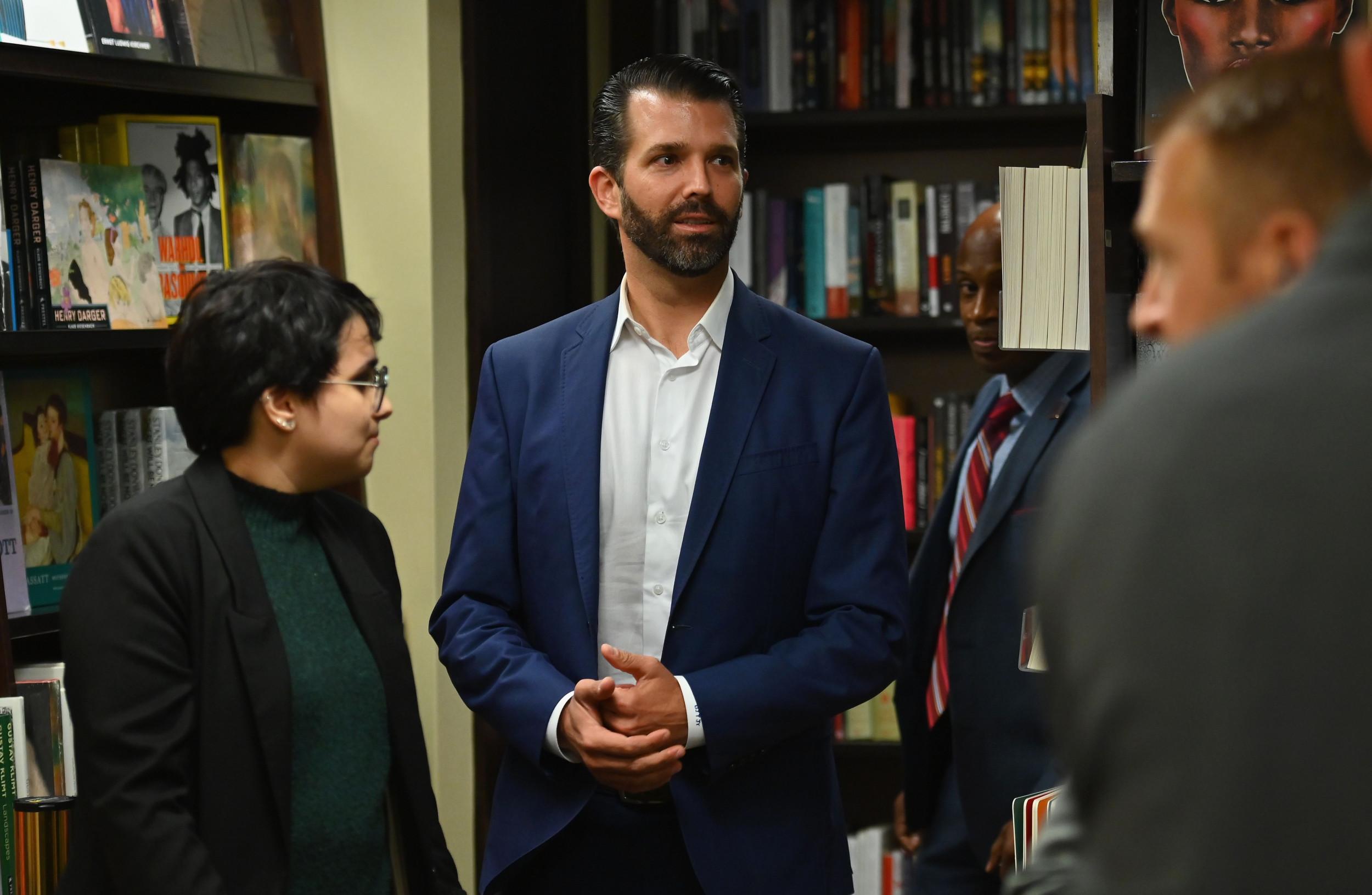 Donald Trump Jr and Kimberly Guilfoyle Booed at Book Launch