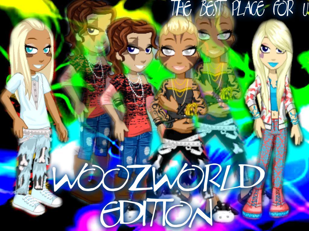 woozworld and stuff. Crying