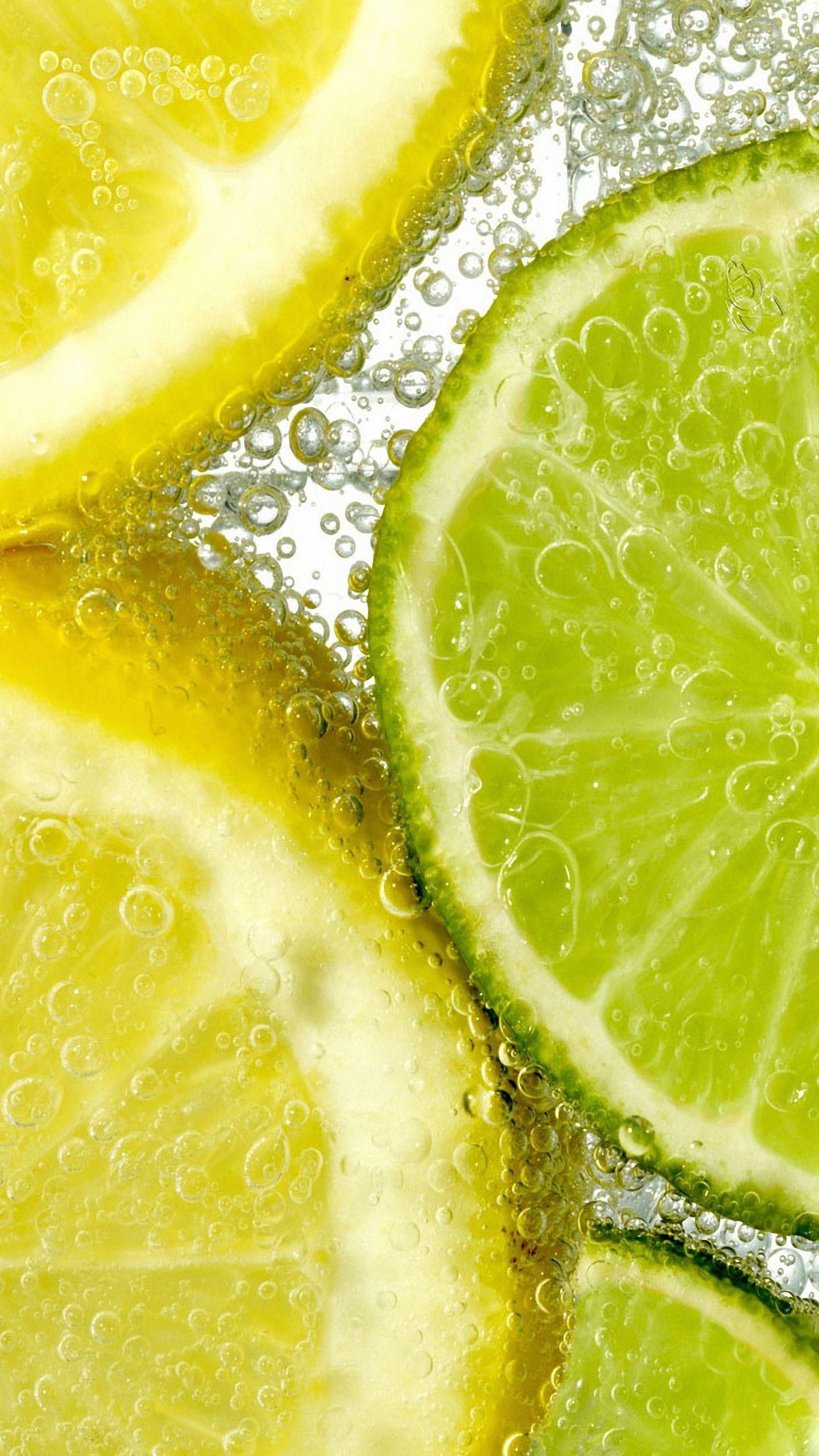 Lemon and Lime #fruit #food. Galaxy S7 Wallpaper in 2019