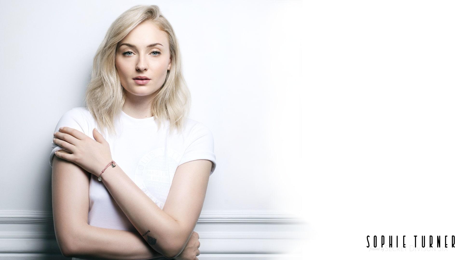Wallpaper of Actress, Blonde, Model, Sophie Turner, Woman