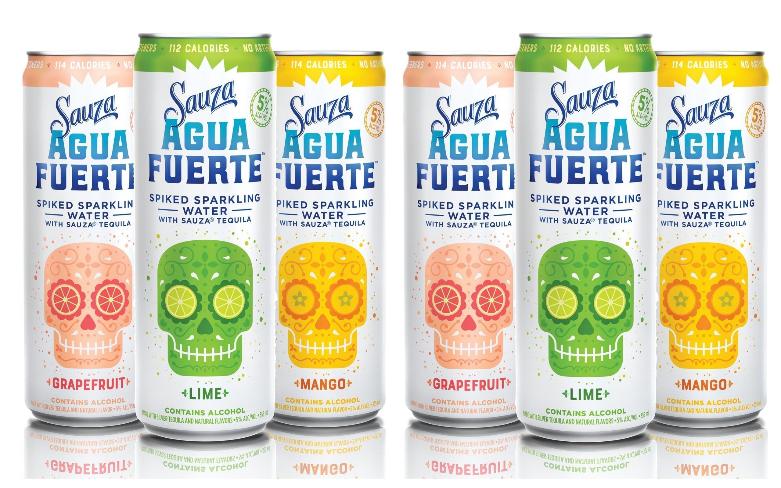 This Tequila Spiked Sparkling Water From Sauza Tequila Is