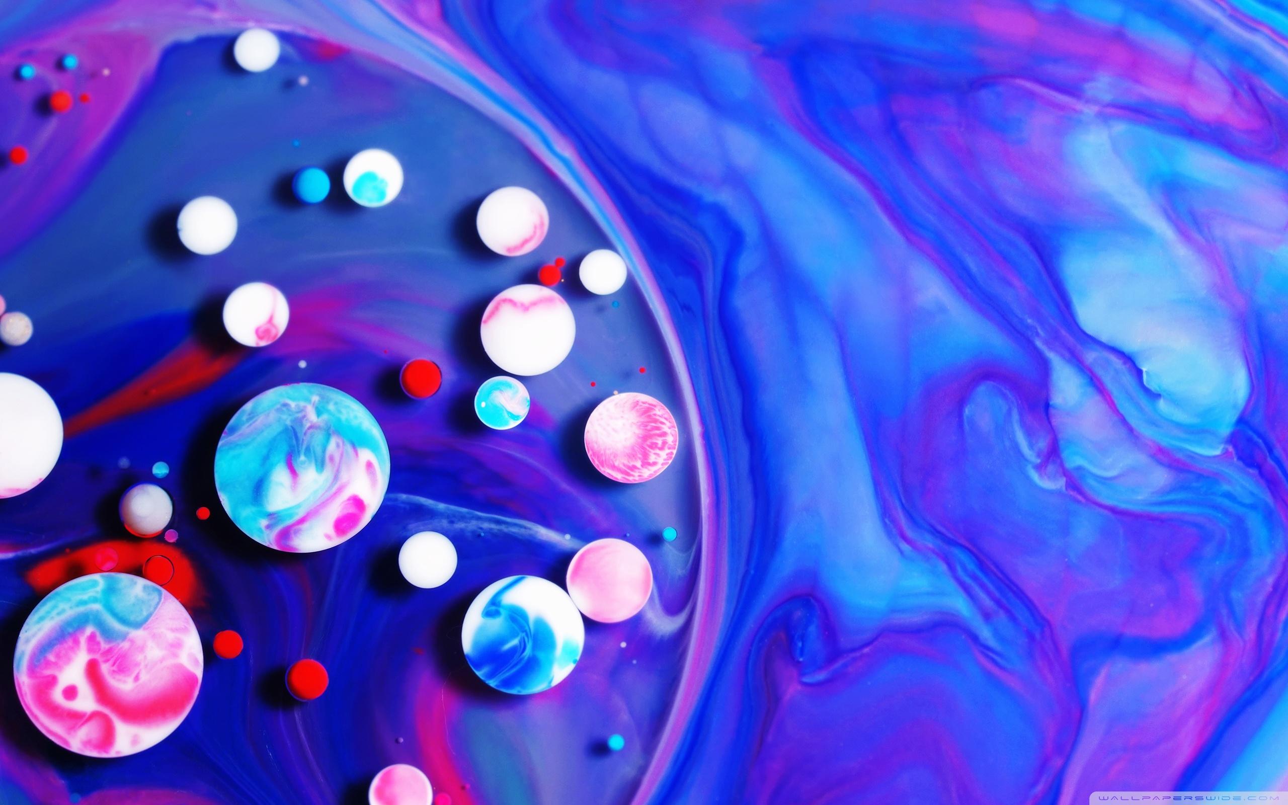 Paint Mix Bubbles ❤ 4K HD Desktop Wallpaper for 4K Ultra HD