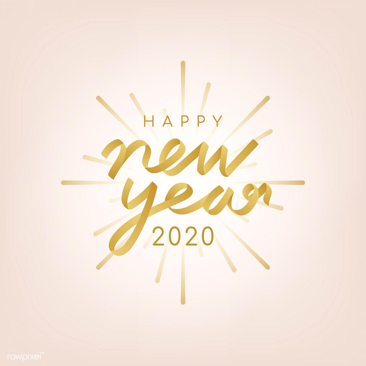 new year card. Free stock vector