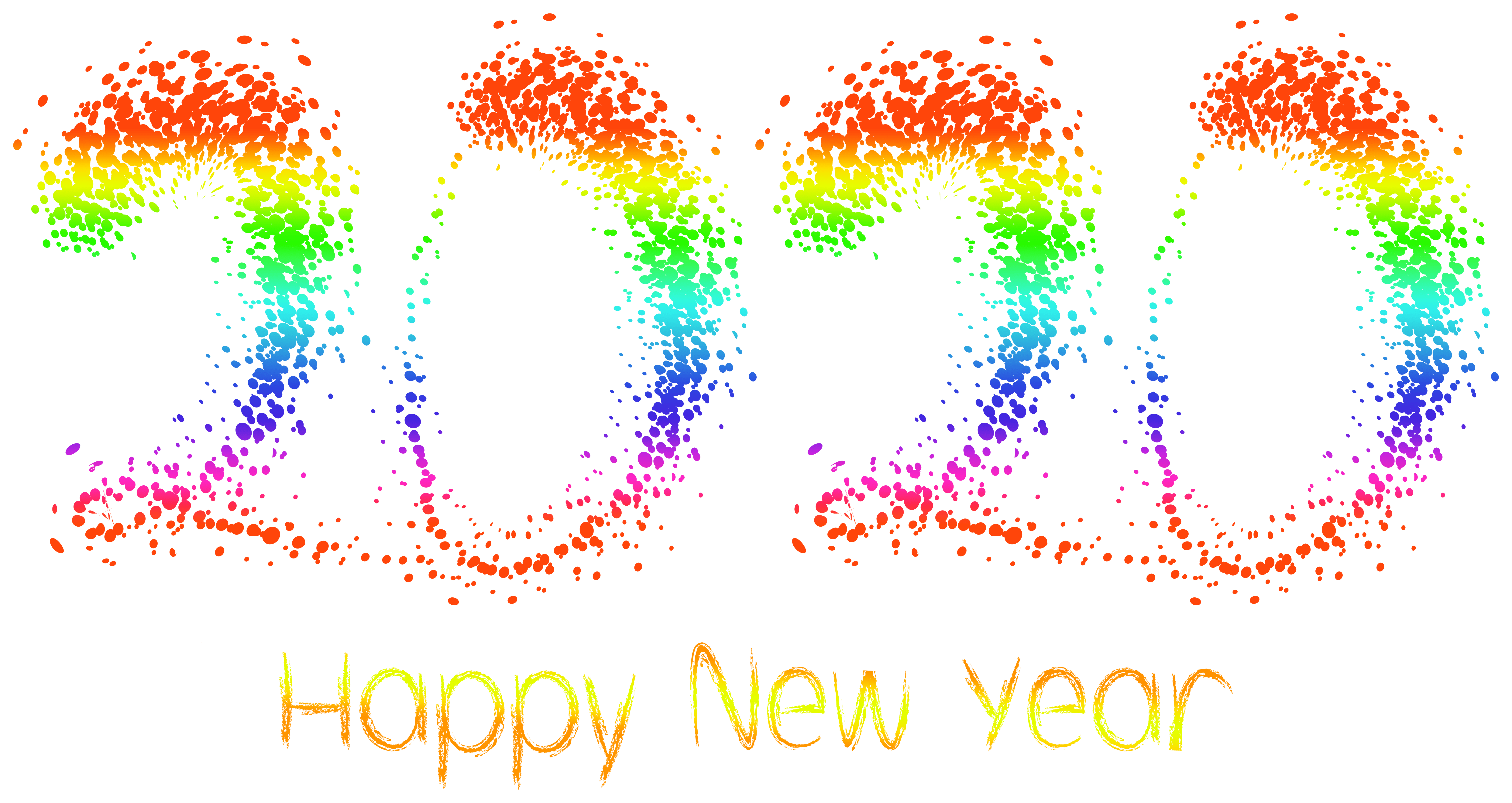 Happy New Year PNG Clipart Image