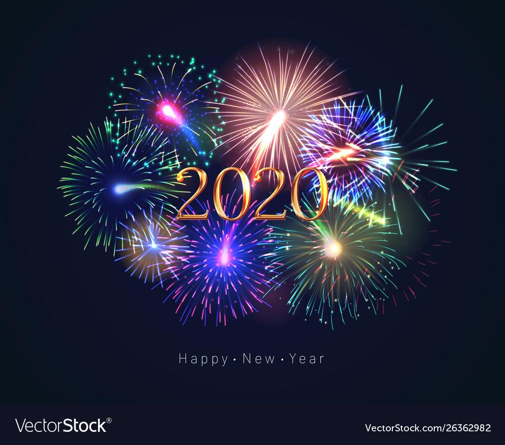 happy new year 2020 card