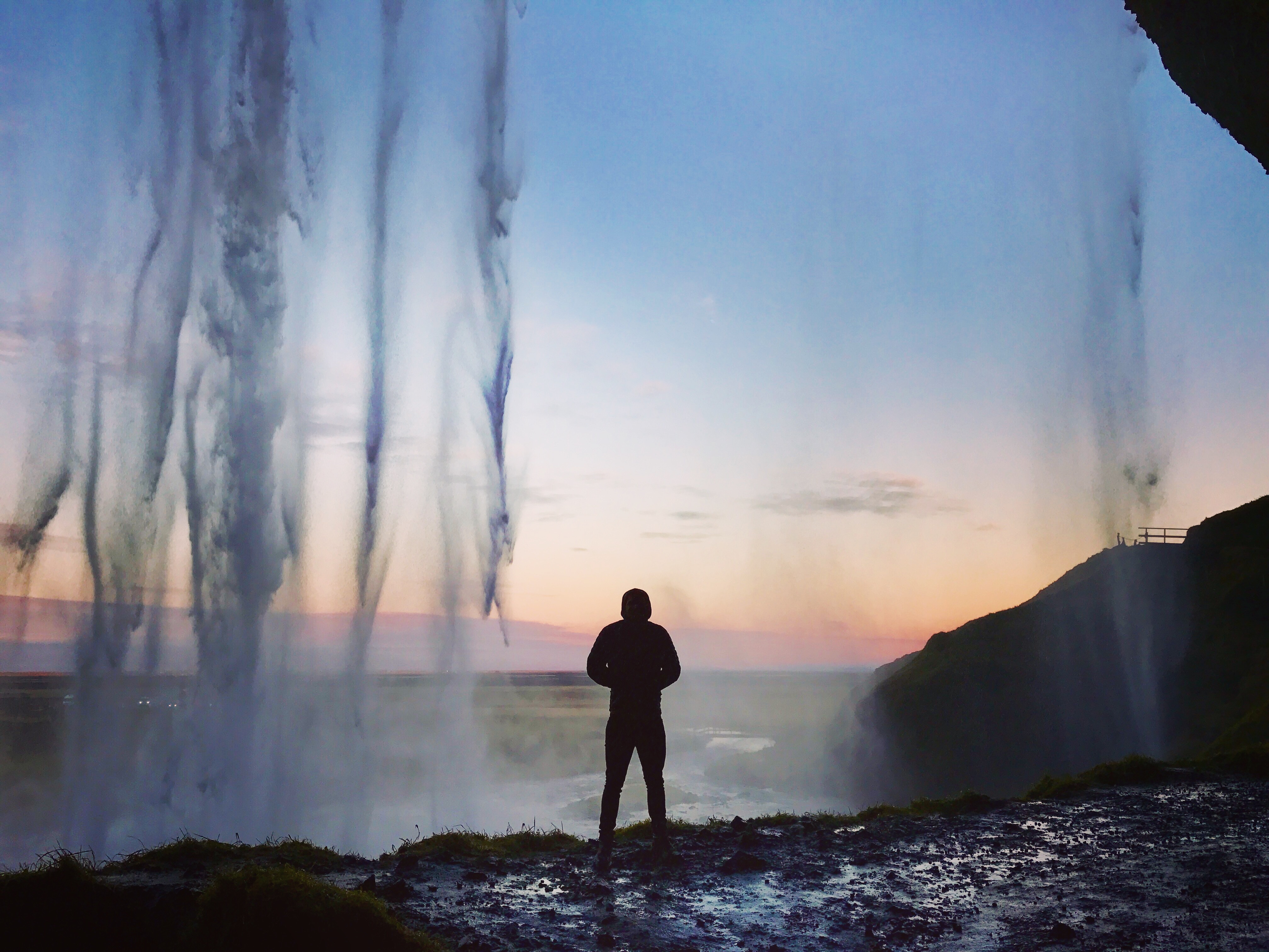 4031x3024 #person, #water, #waterfall, #sunrise