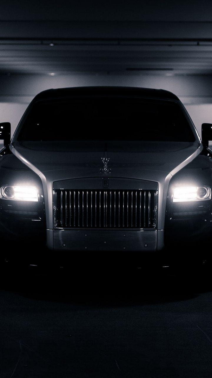 Black, Rolls Royce, Luxury Vehicle, Front, 720x1280 Wallpaper. Rolls Royce Wallpaper, Luxury Cars Rolls Royce, Rolls Royce