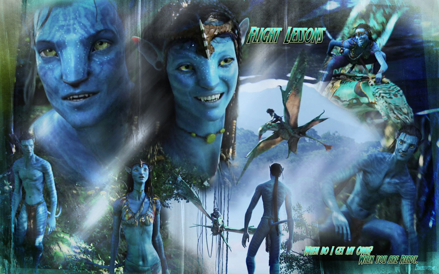 Neytiri and Jake Sully And Neytiri Wallpaper