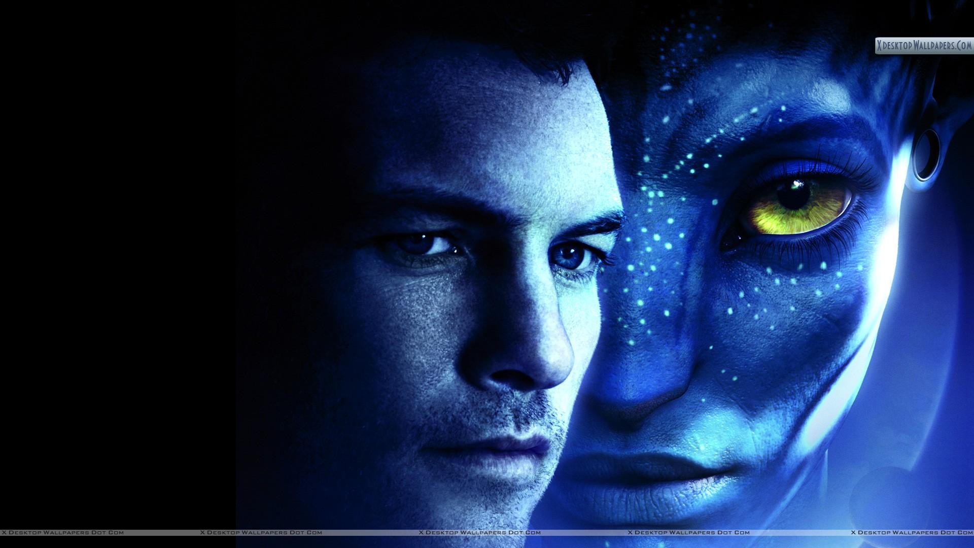 Jake Sully and Neytiri in Movie Avatar Wallpaper