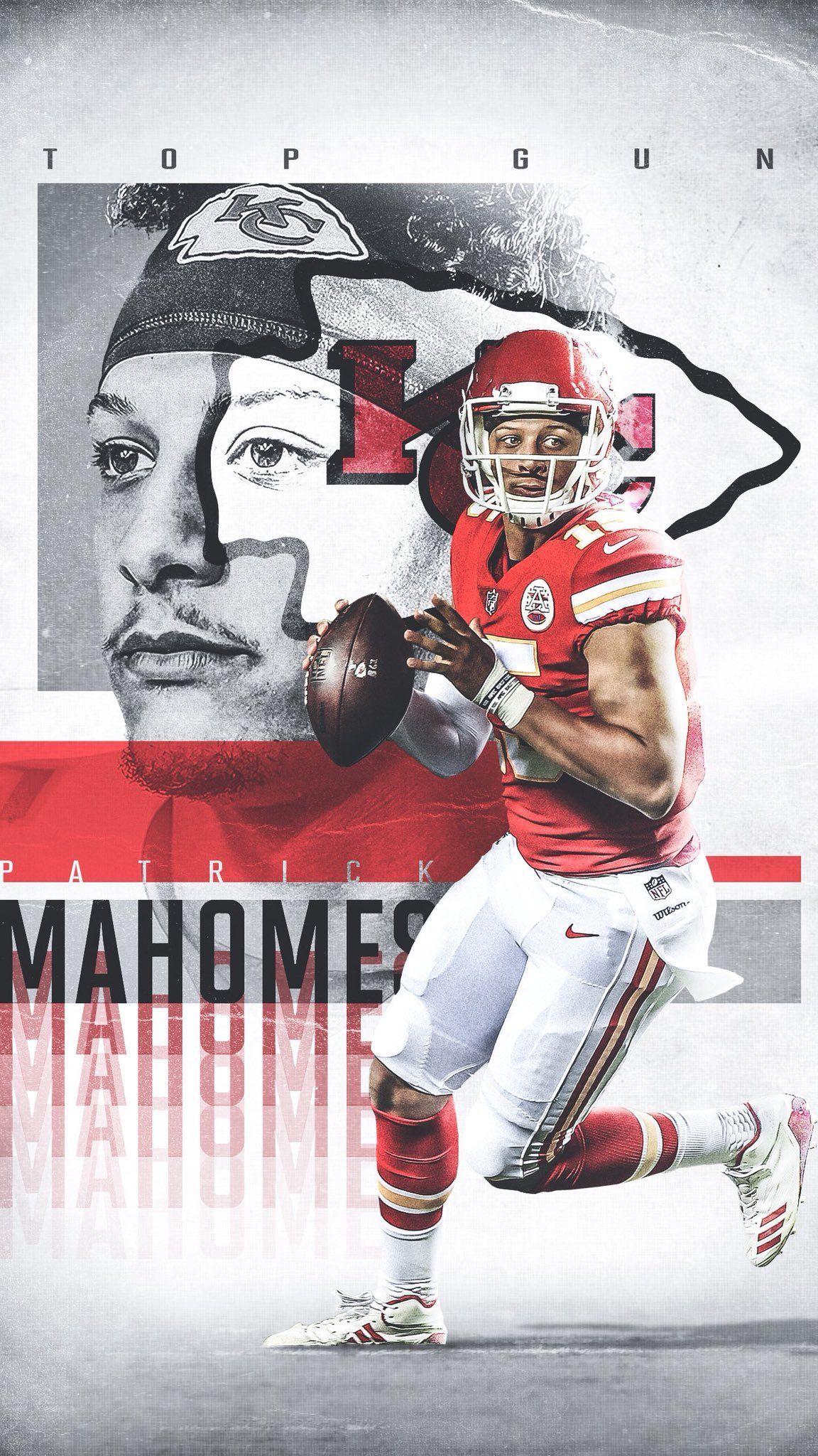 Patrick Mahomes // Kansas City Chiefs // NFL // iPhone Wallpaper +