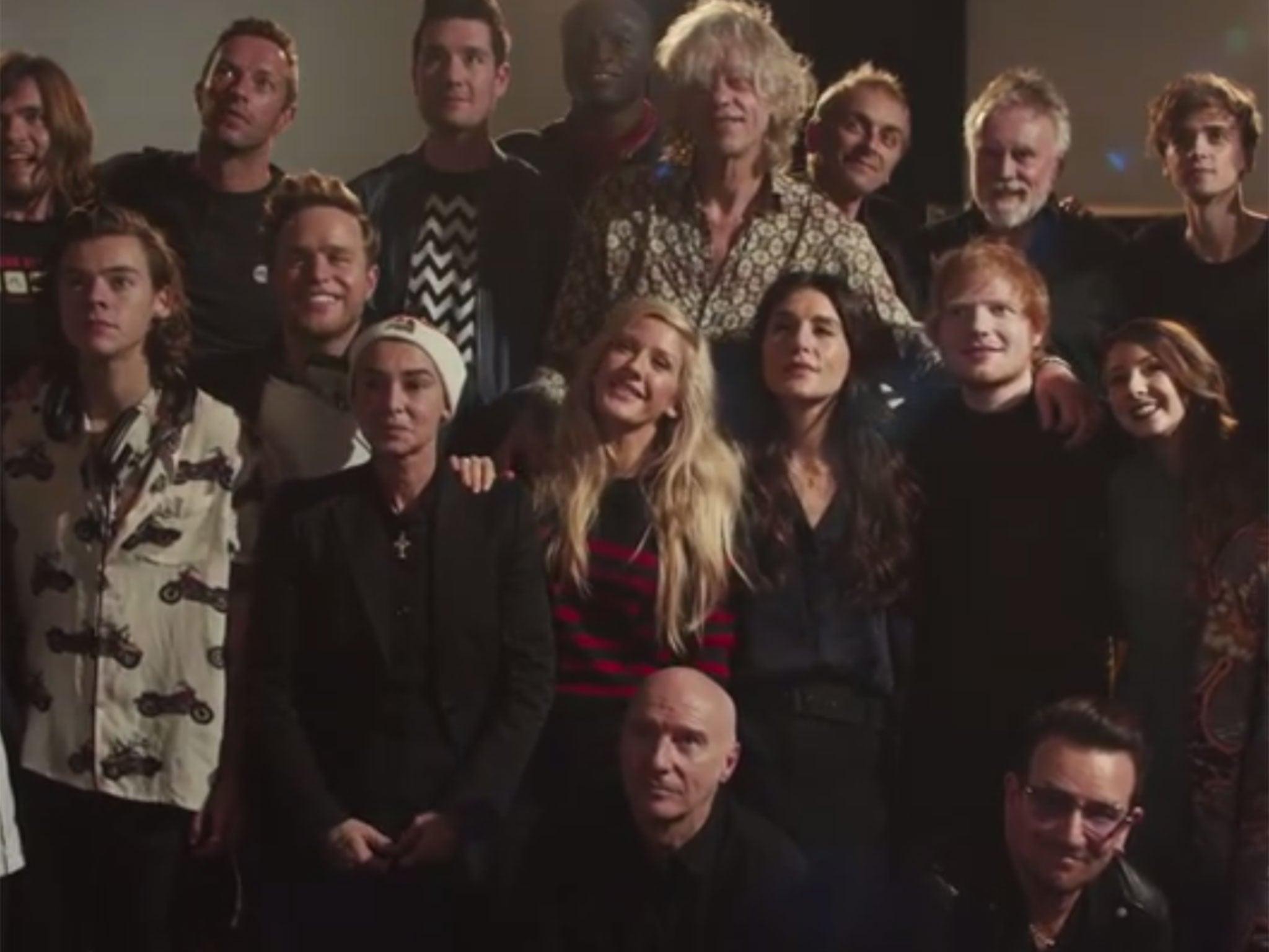 Band Aid 30: 'Do They Know It's Christmas' single storms to