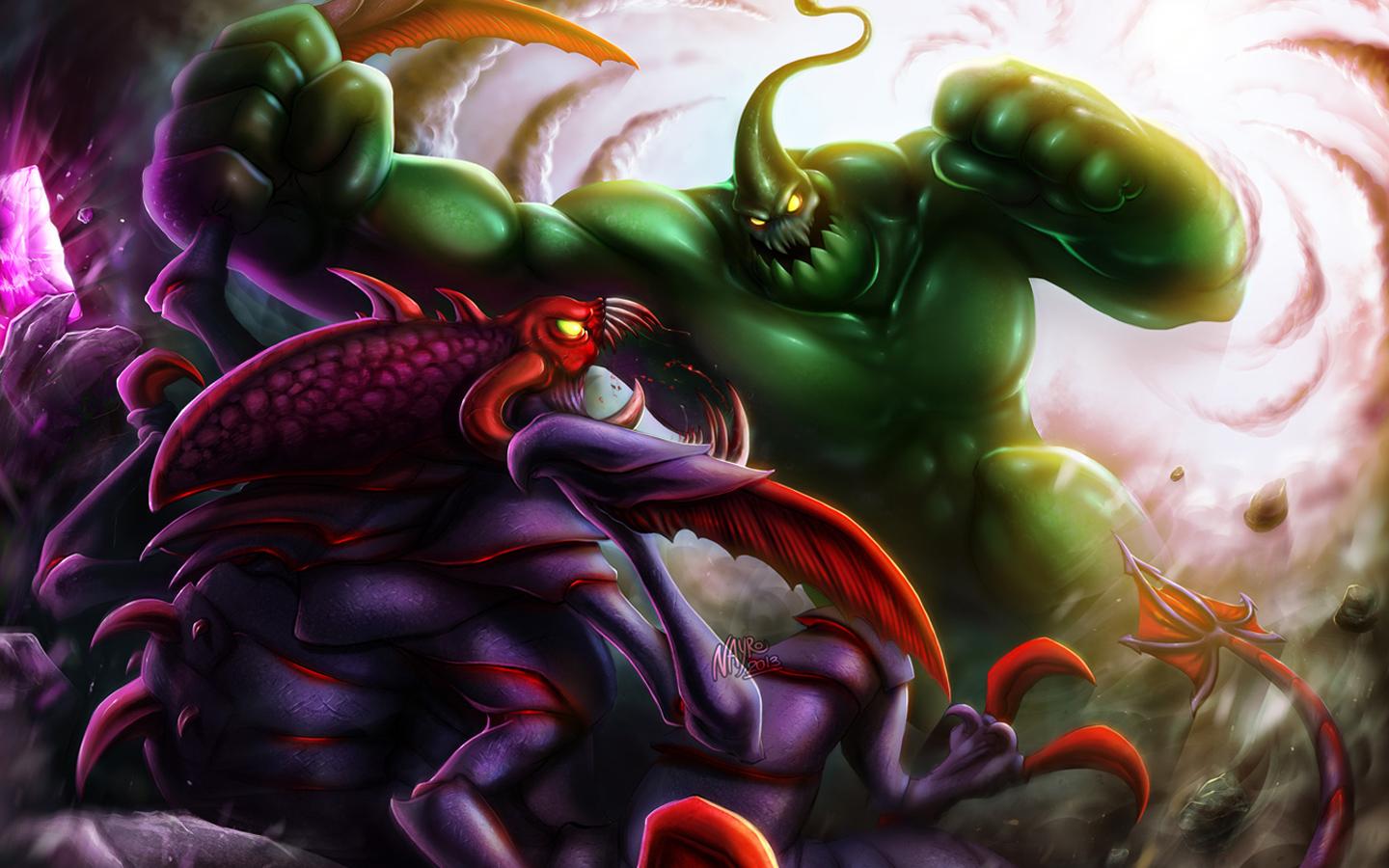 Free download Zac vs Chogath 9e Wallpaper HD [1440x900]