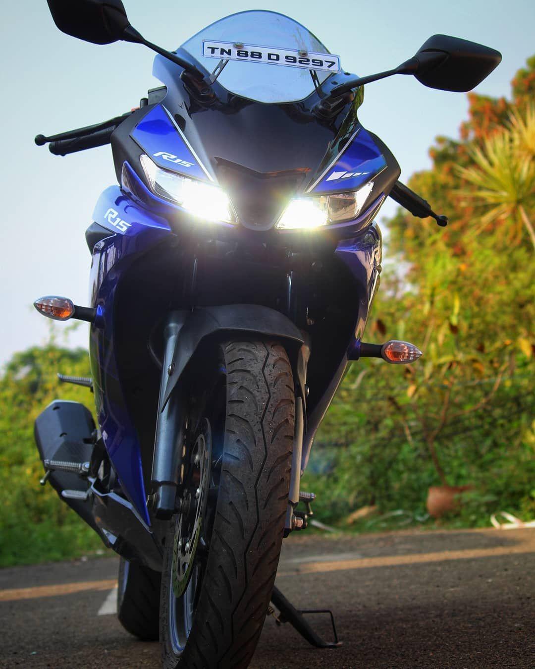 Follow: Share our page more: Picture By: DM your bike pic #yamaha #r15 #r1. Bike pic, Bike photohoot, Yamaha bikes