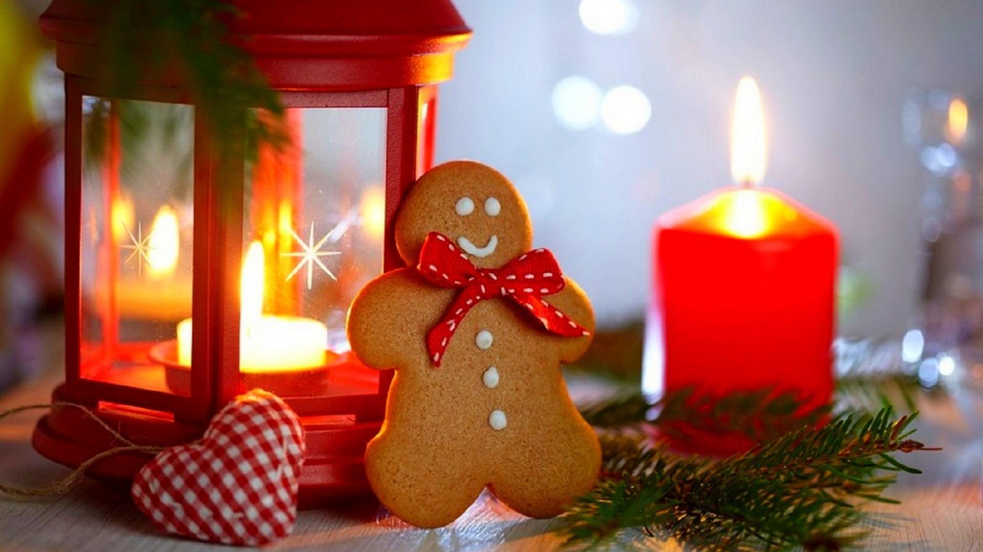 Gingerbread man cookie, New Year, Christmas, gingerbread