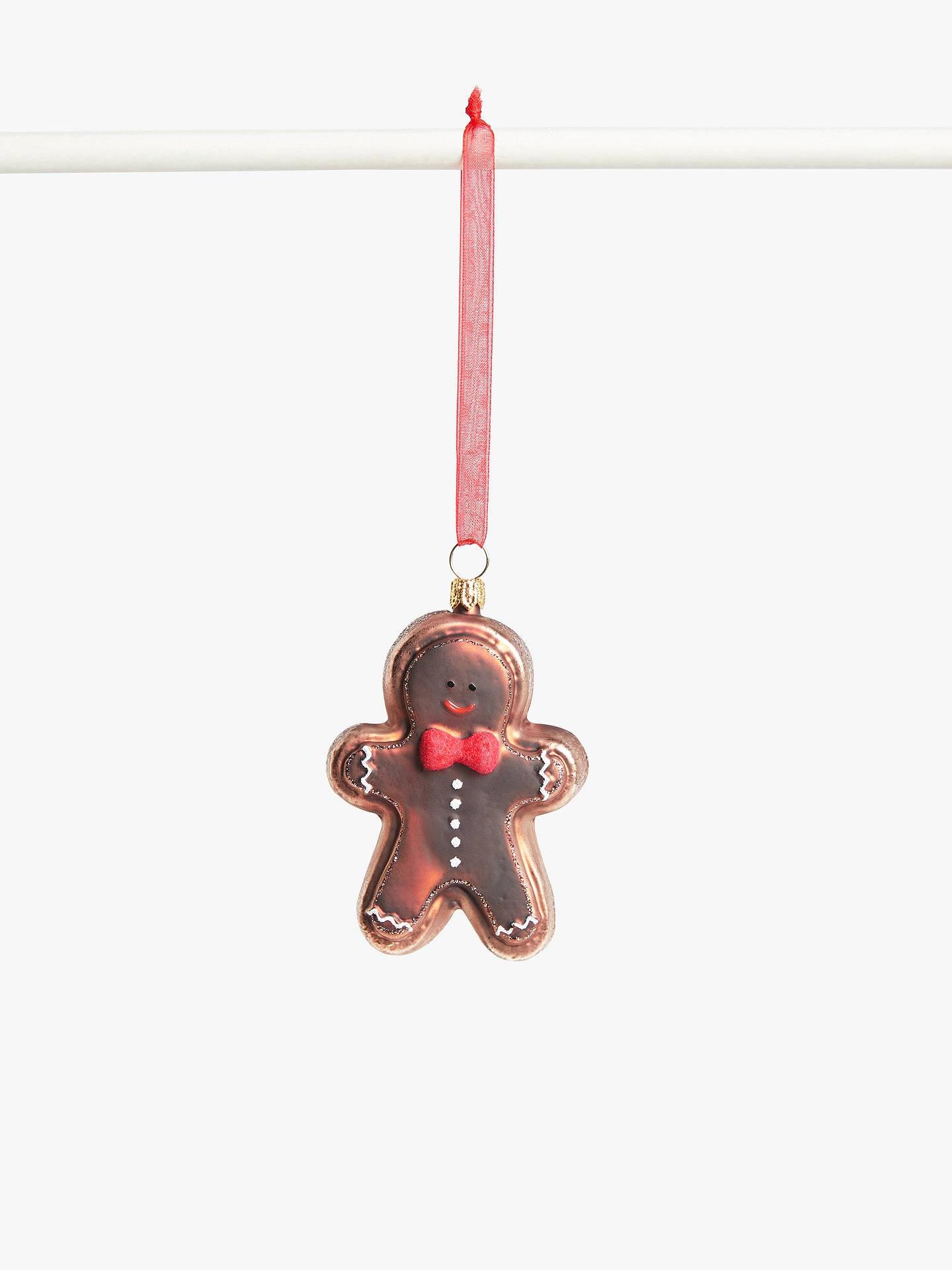 John Lewis & Partners Traditions Gingerbread Man Bauble, Multi