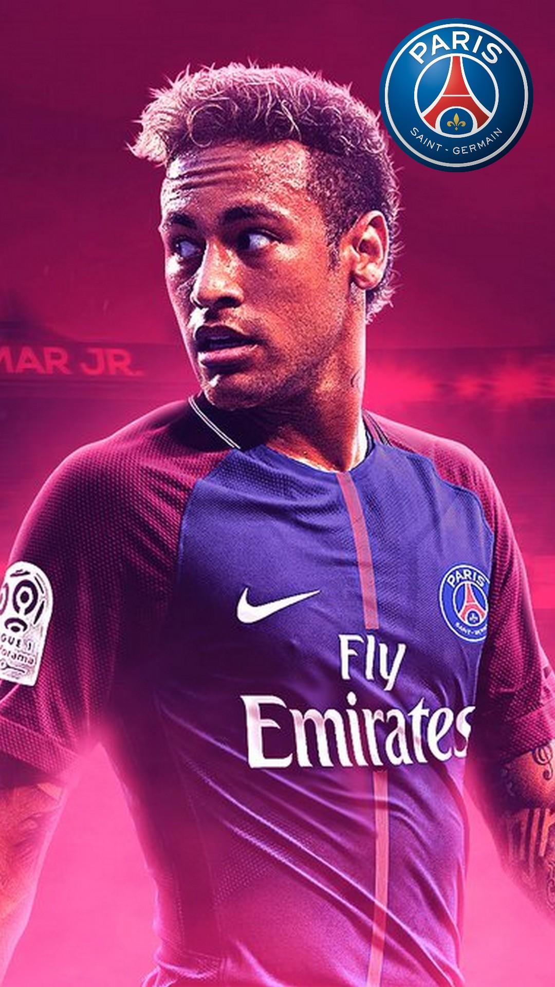 iPhone Wallpaper HD Neymar PSG Football Wallpaper