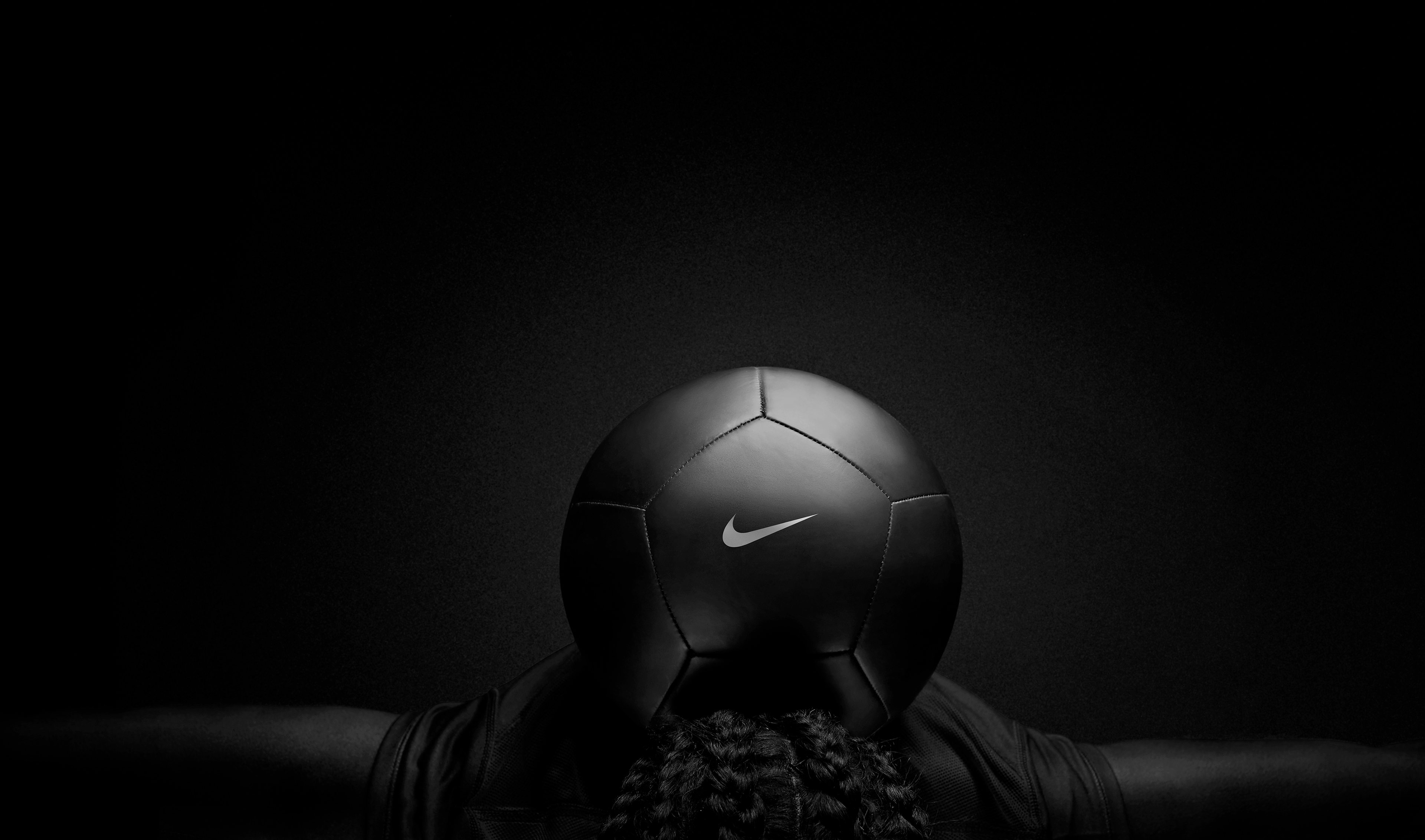 Nike Black Play Football, HD Sports, 4k Wallpaper, Image