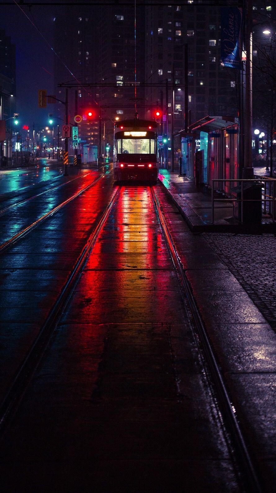 Night Street Light Mobile Phone Wallpapers - Wallpaper Cave