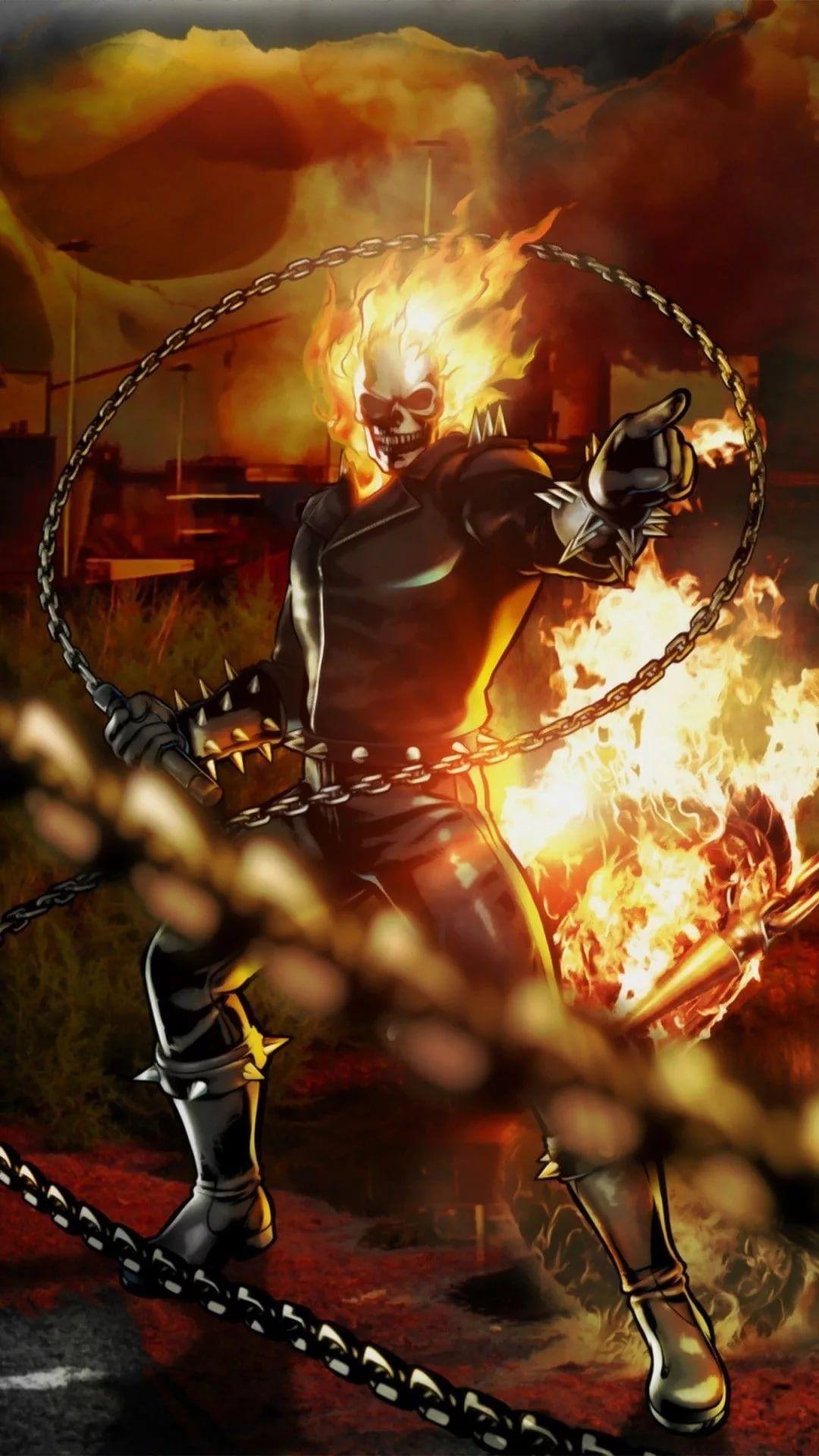 Ghost Rider iPhone Wallpaper