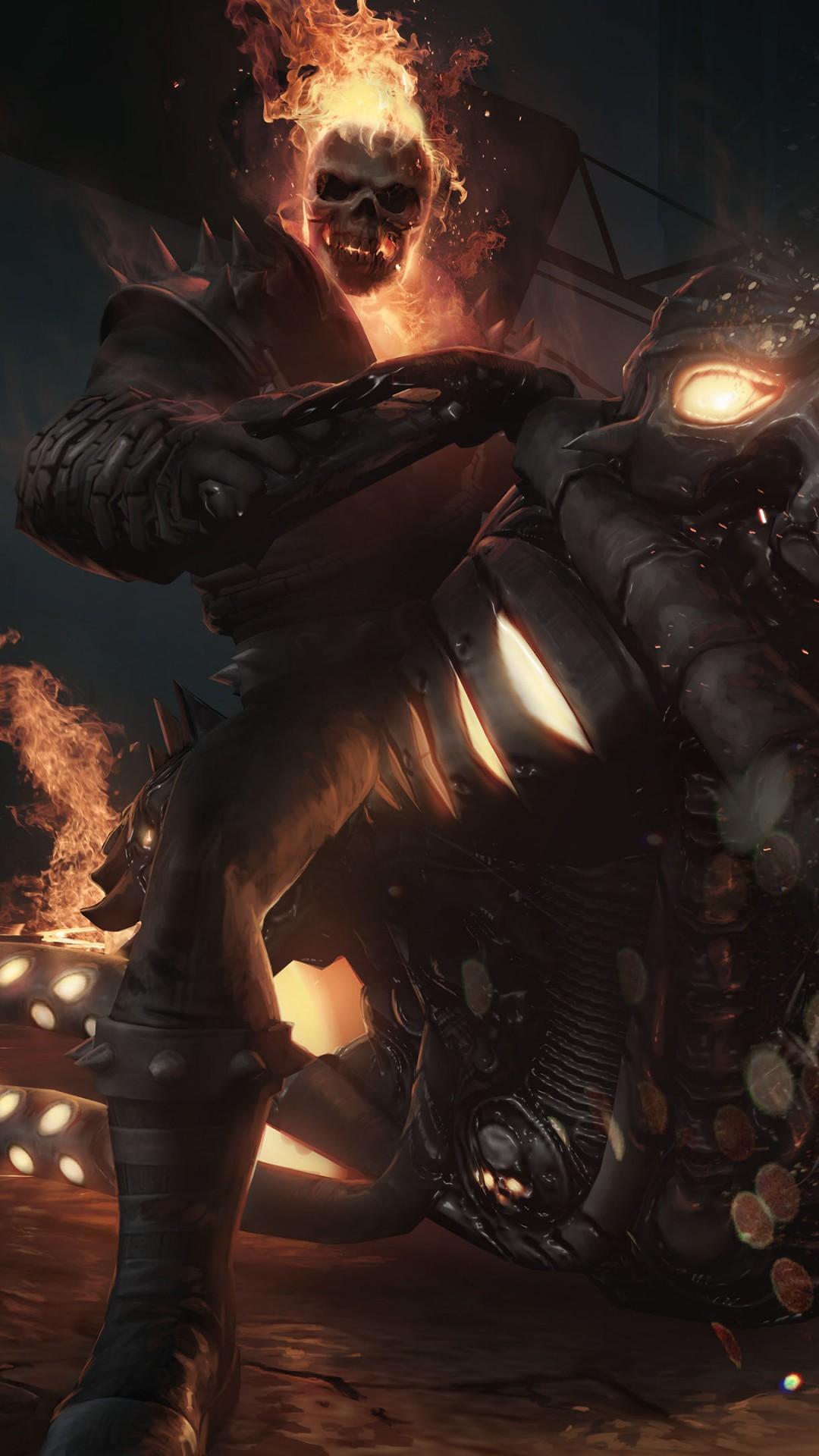 Ghost Rider 4K Wallpaper