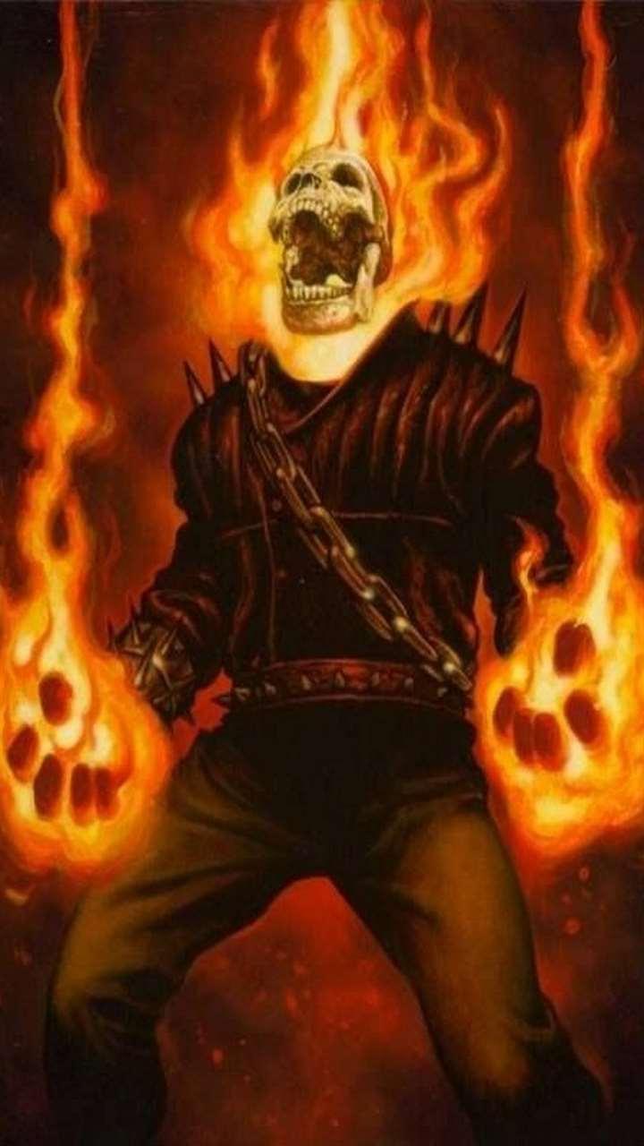 Ghost Rider HD Wallpaper Lock Screen for Android