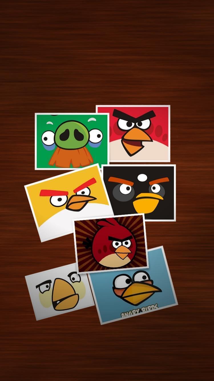iPhone 7 Wallpaper Cartoon Angry Birds Birds Free