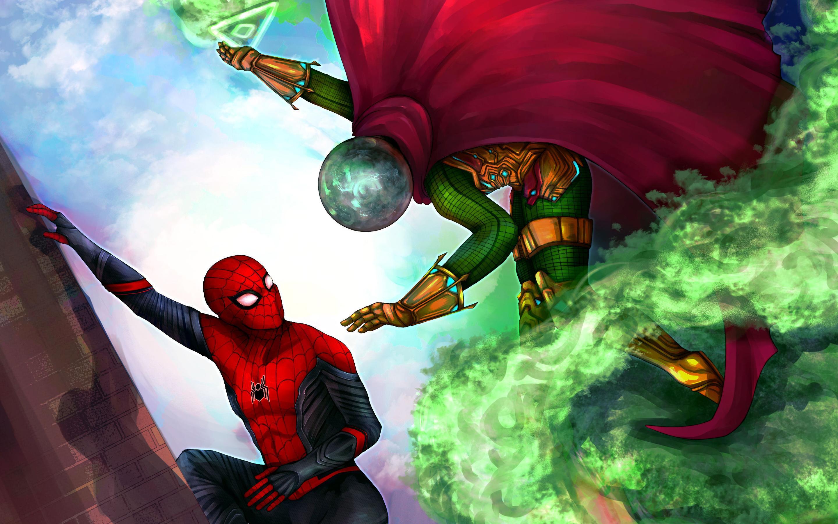 Spiderman Vs Mysterio 4k Macbook Pro Retina HD 4k