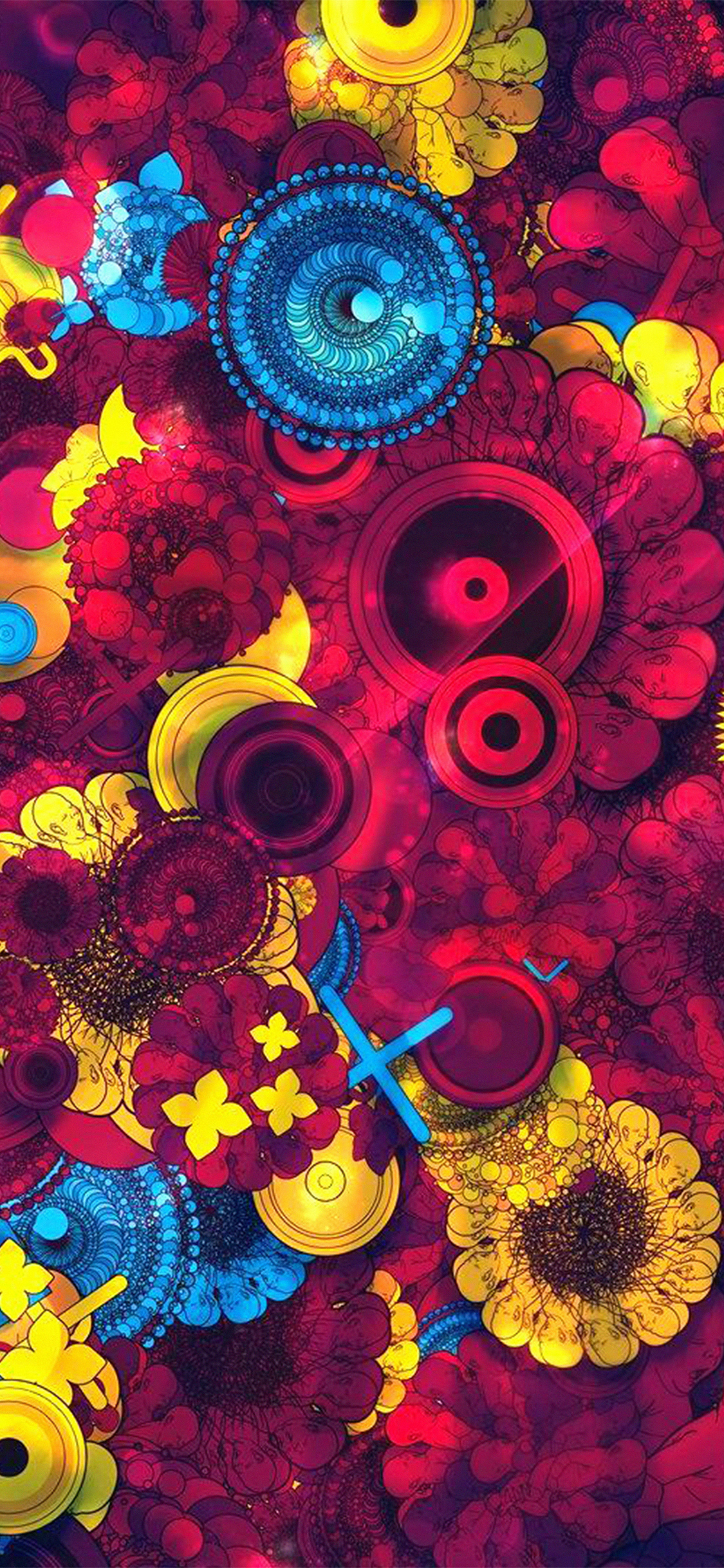 iPhone X wallpaper. abstract art