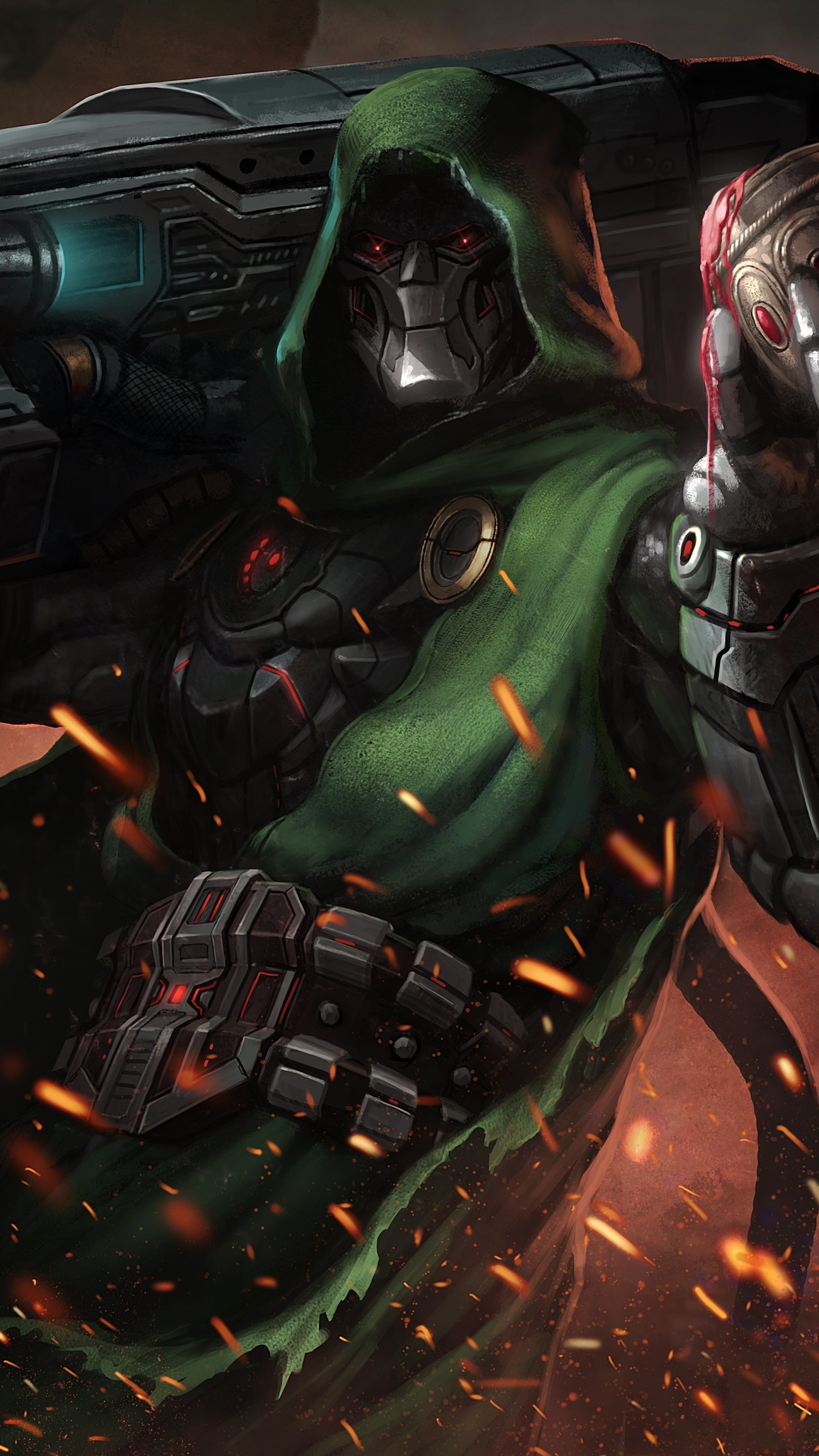 Comics Doctor Doom (1440x2560) Wallpaper