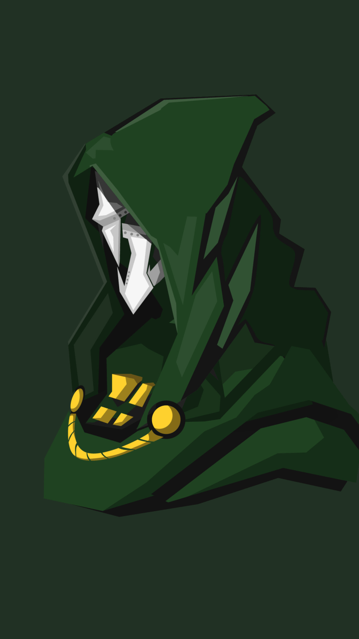 Comic Doctor Doom Phone Wallpaper
