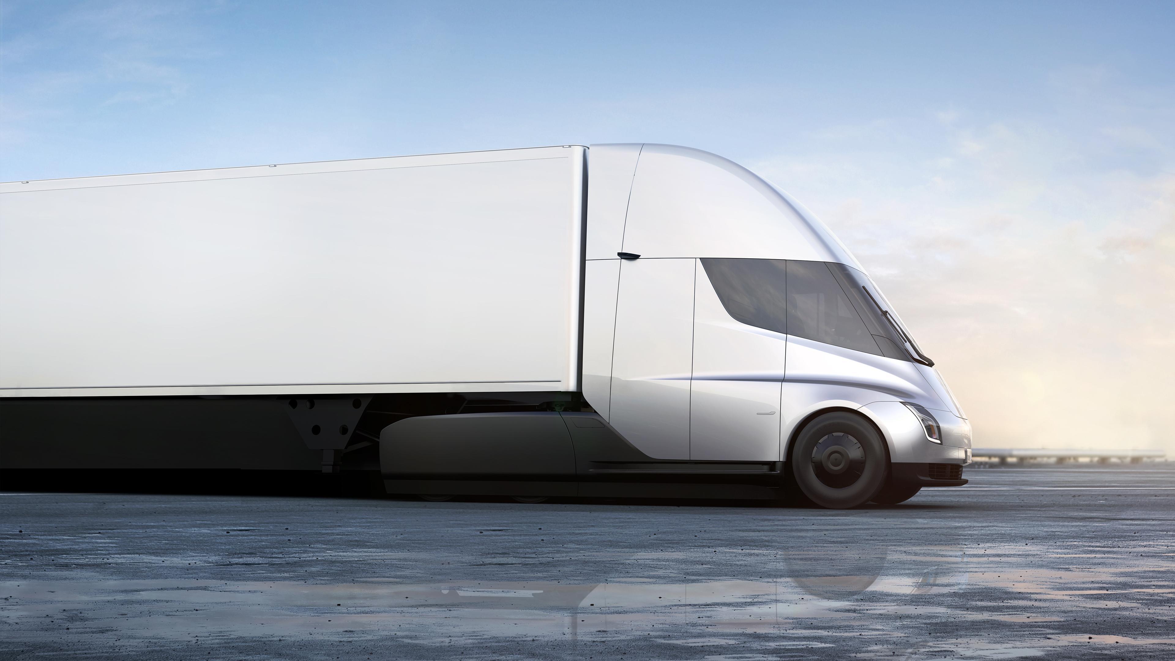 Tesla Semi Truck Wallpaper