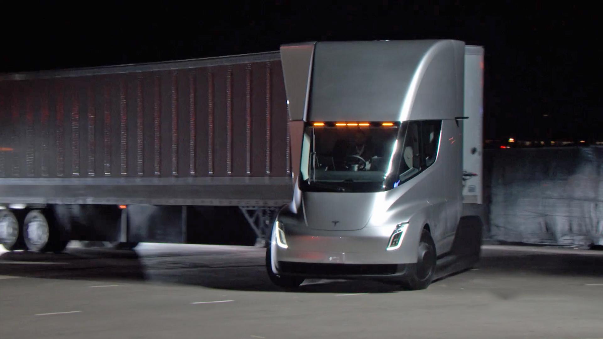 Tesla Semi Electric Trucks Roll Into Frito Lay Plant