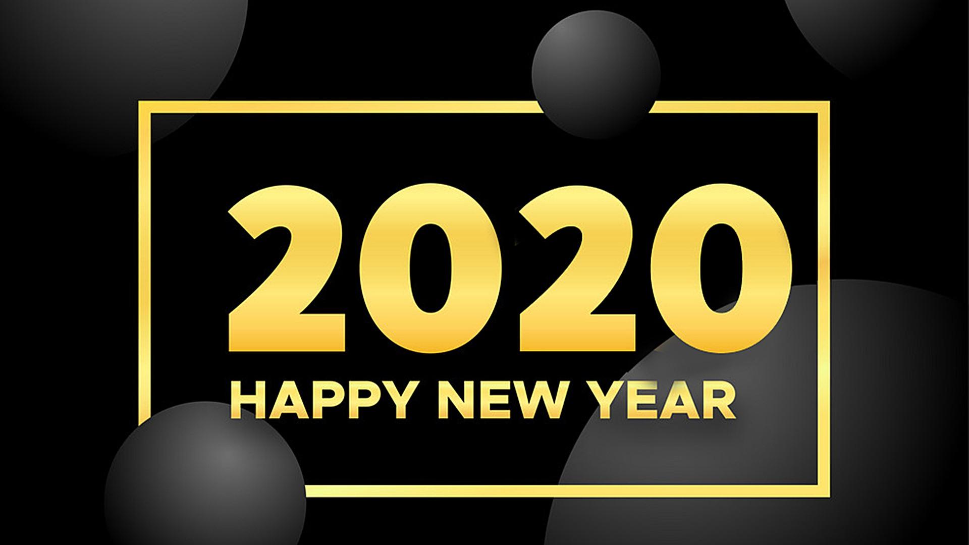 Happy New Year 2020 Background HD Wallpaper 45540