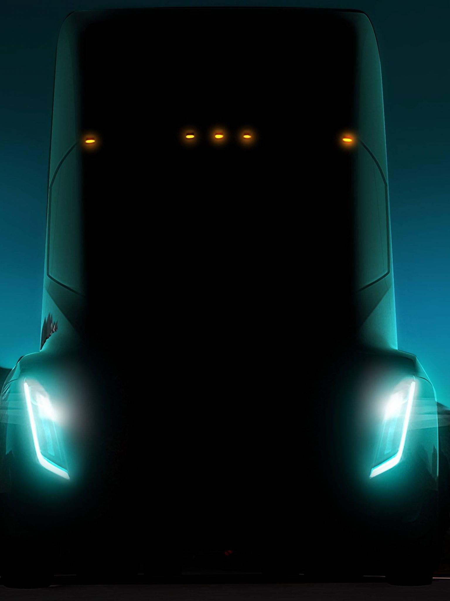 Free download Tesla Semi Truck Electric Car Wallpaper