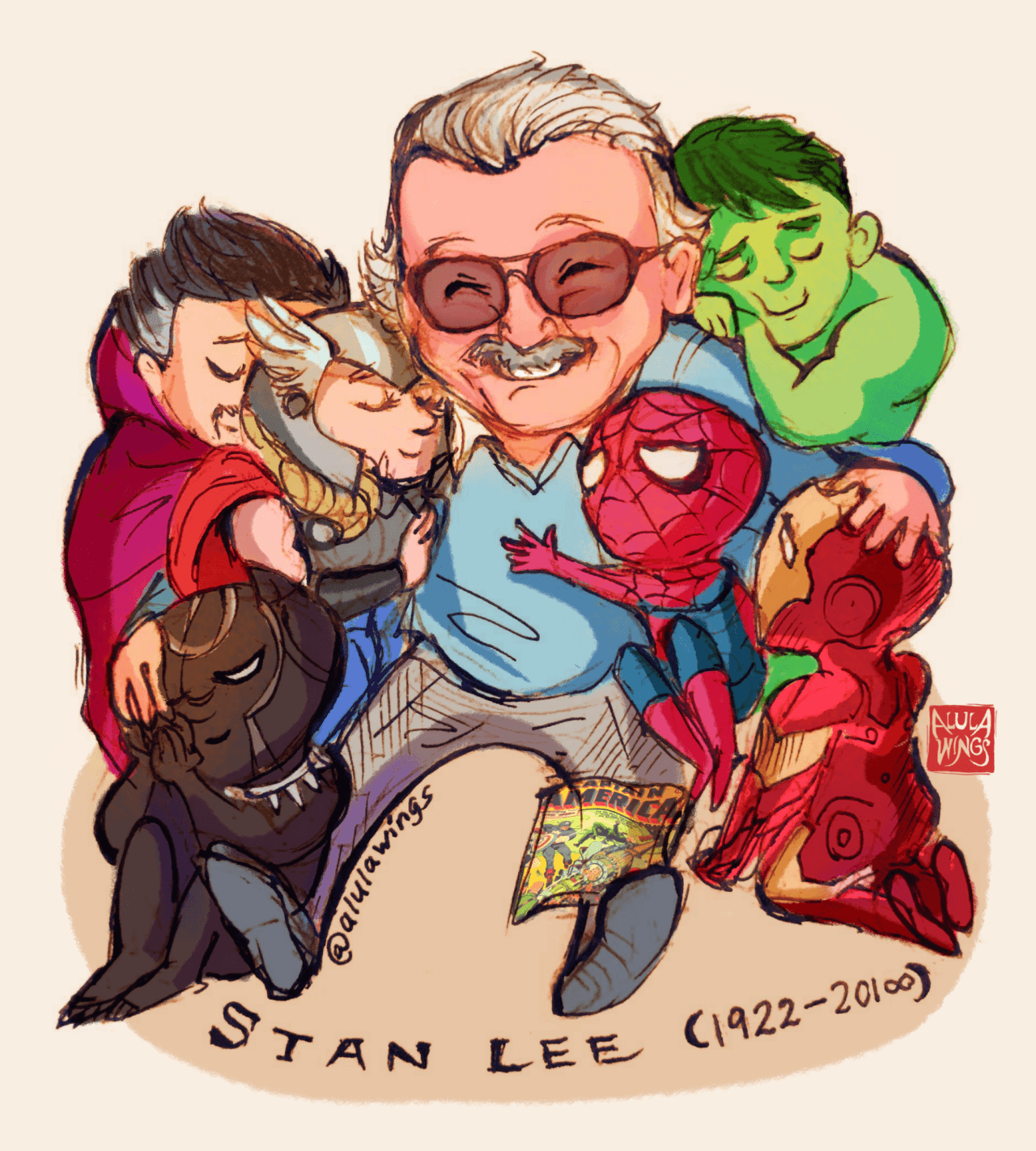 Stan Lee (1922 2018) Lee Fan Art